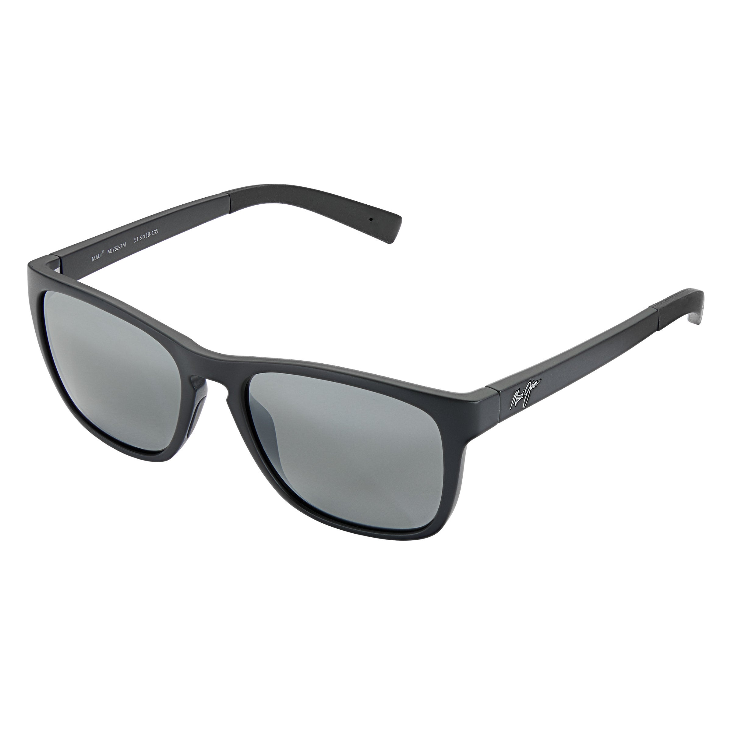Maui Jim Longitude 762-2M Matte Black Neutral Grey Polarized