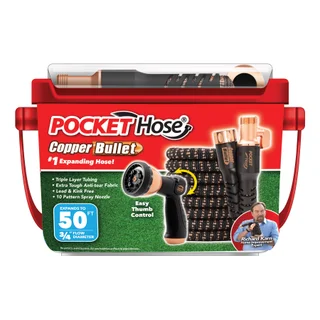 Copper Bullet Pocket-hose, 50 Feet