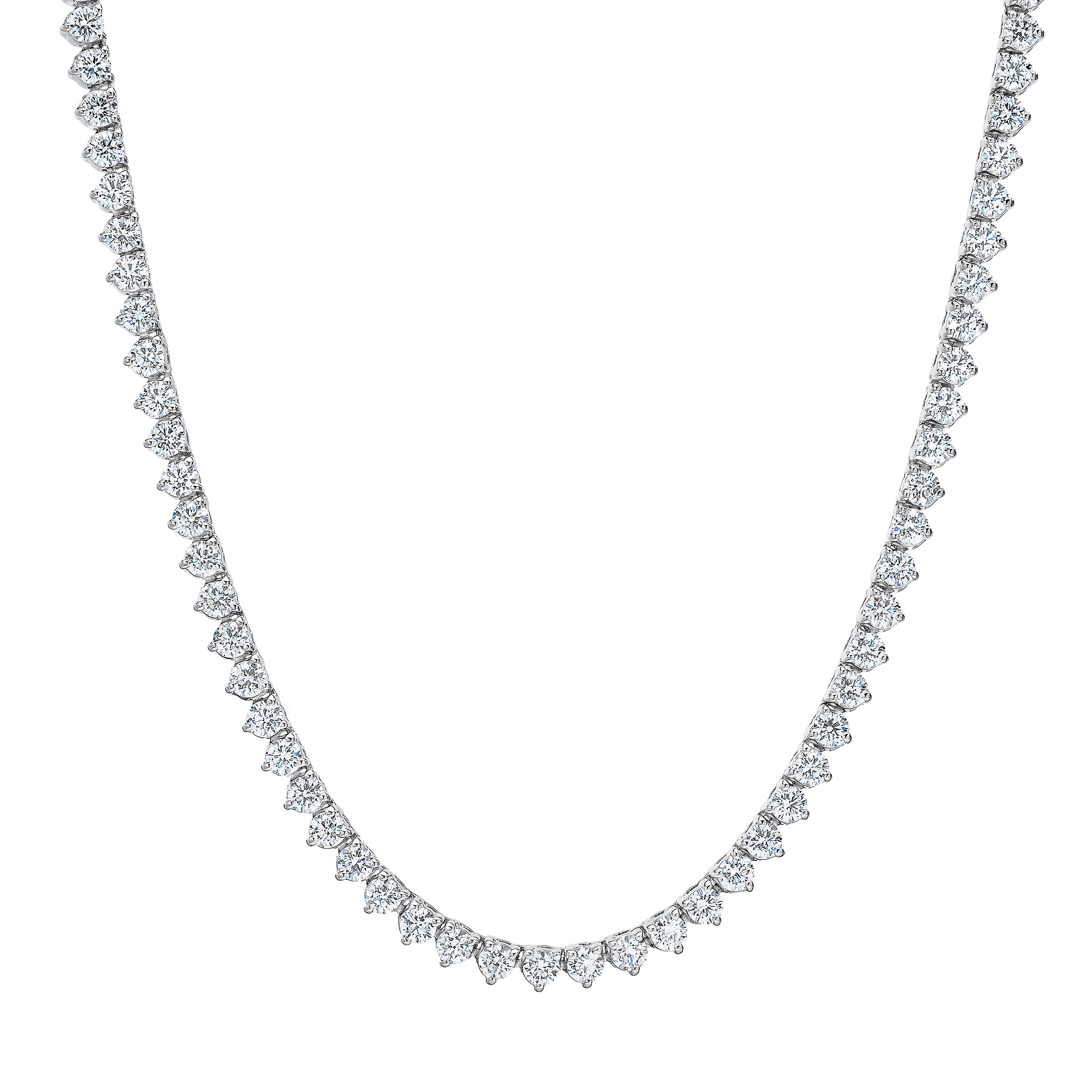 Round Brilliant Diamond Necklace (7.00 ctw)