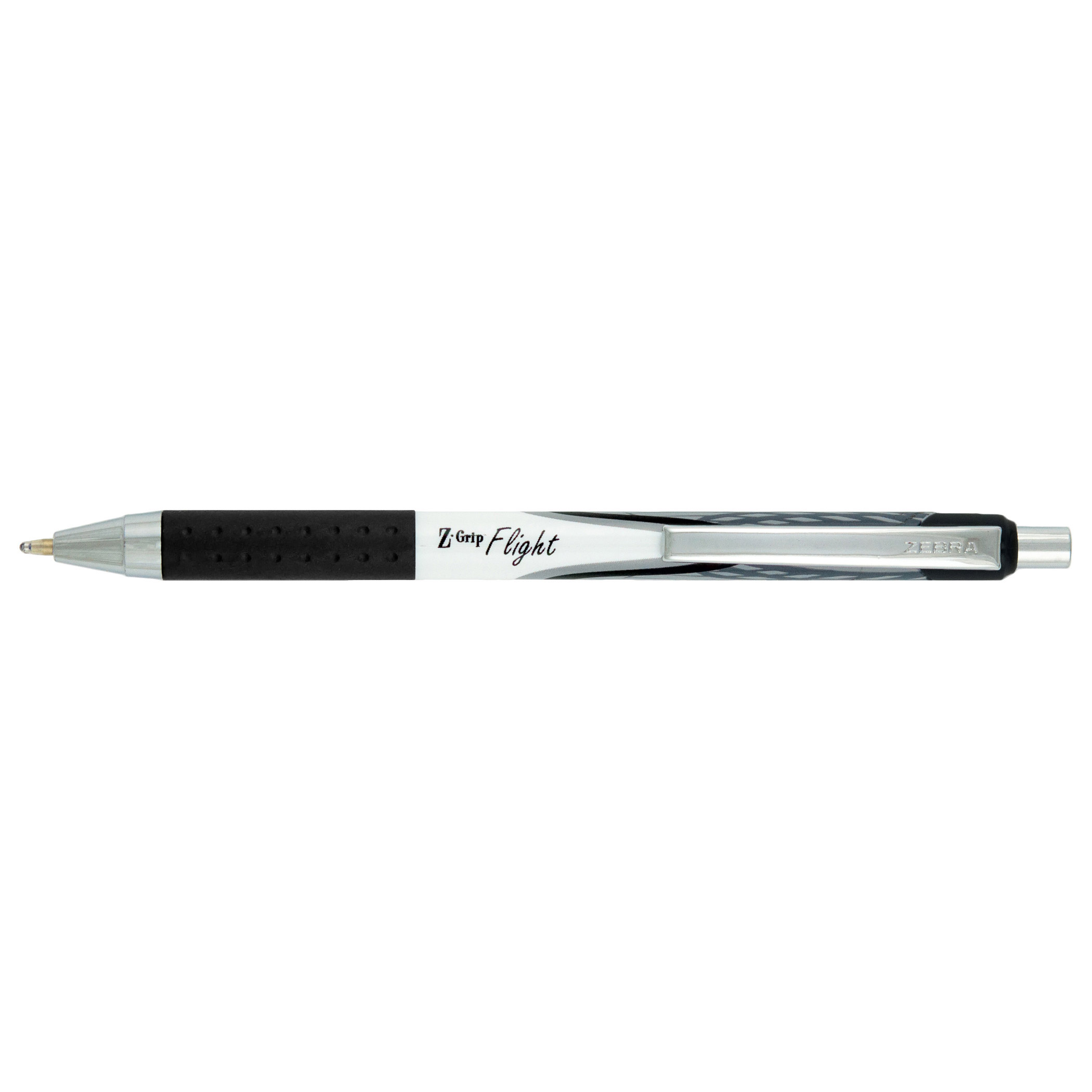 Zebra Classic Z-Grip Flight - Penna a sfera da 1,2 mm, inchiostro blu, confezione da 12, in confezione regalo Zebra