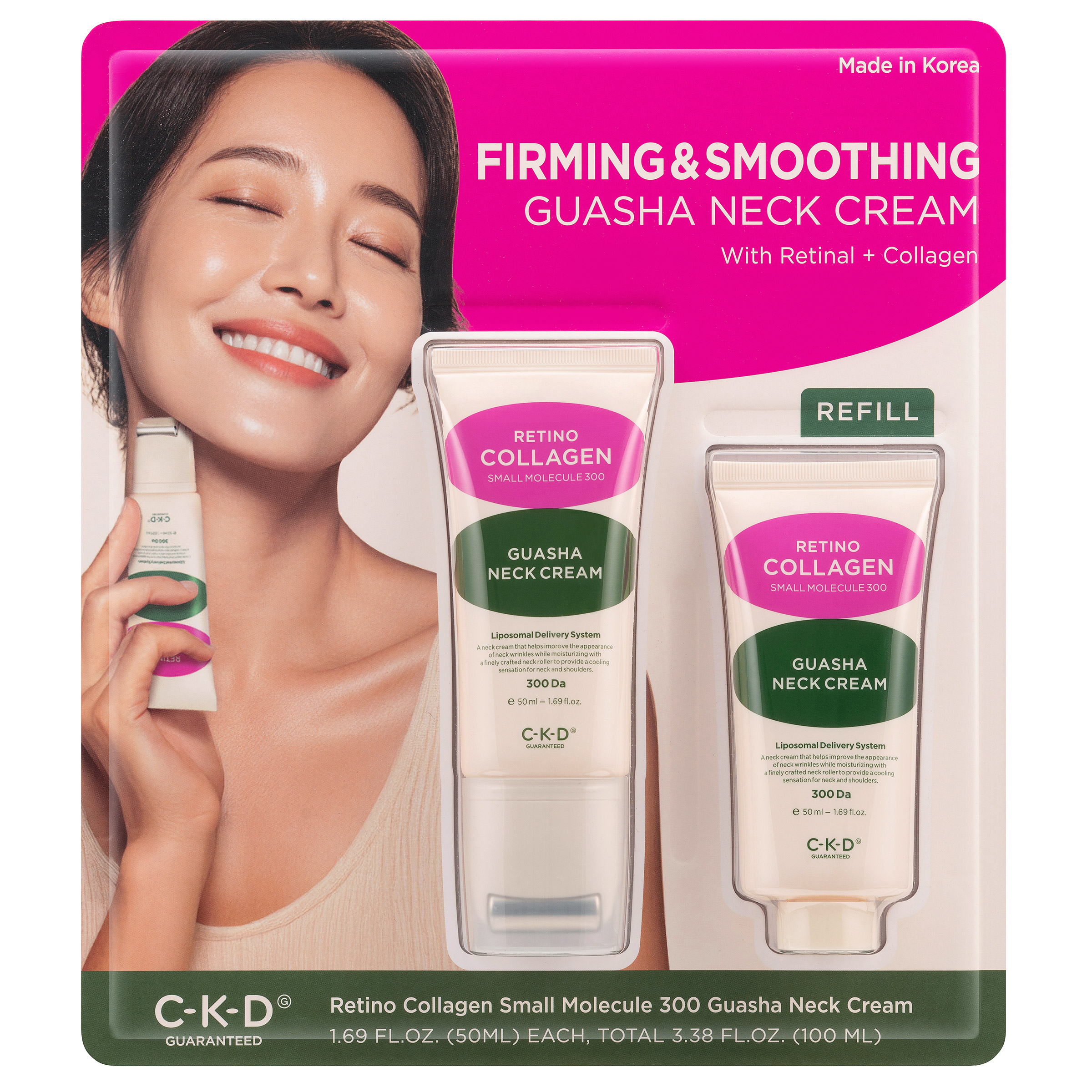CKD Retino Collagen Guasha Neck Cream 1.69 fl oz, 2-pack | Costco