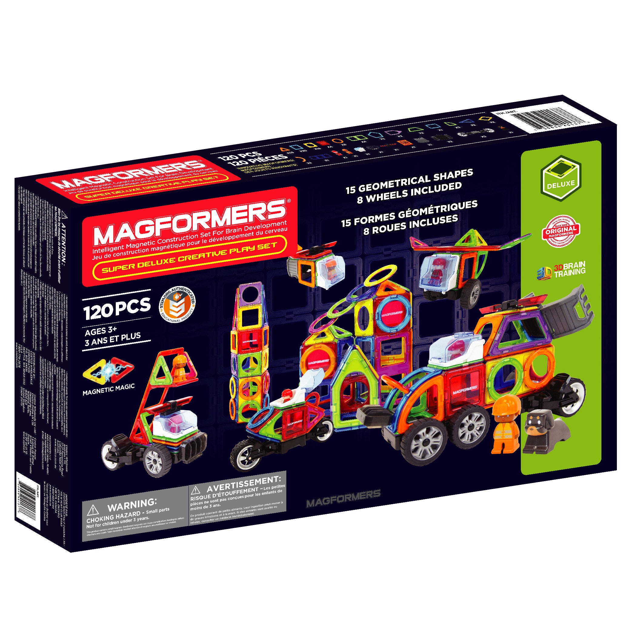 Magformers 120 Piece Deluxe Creative Set | Costco