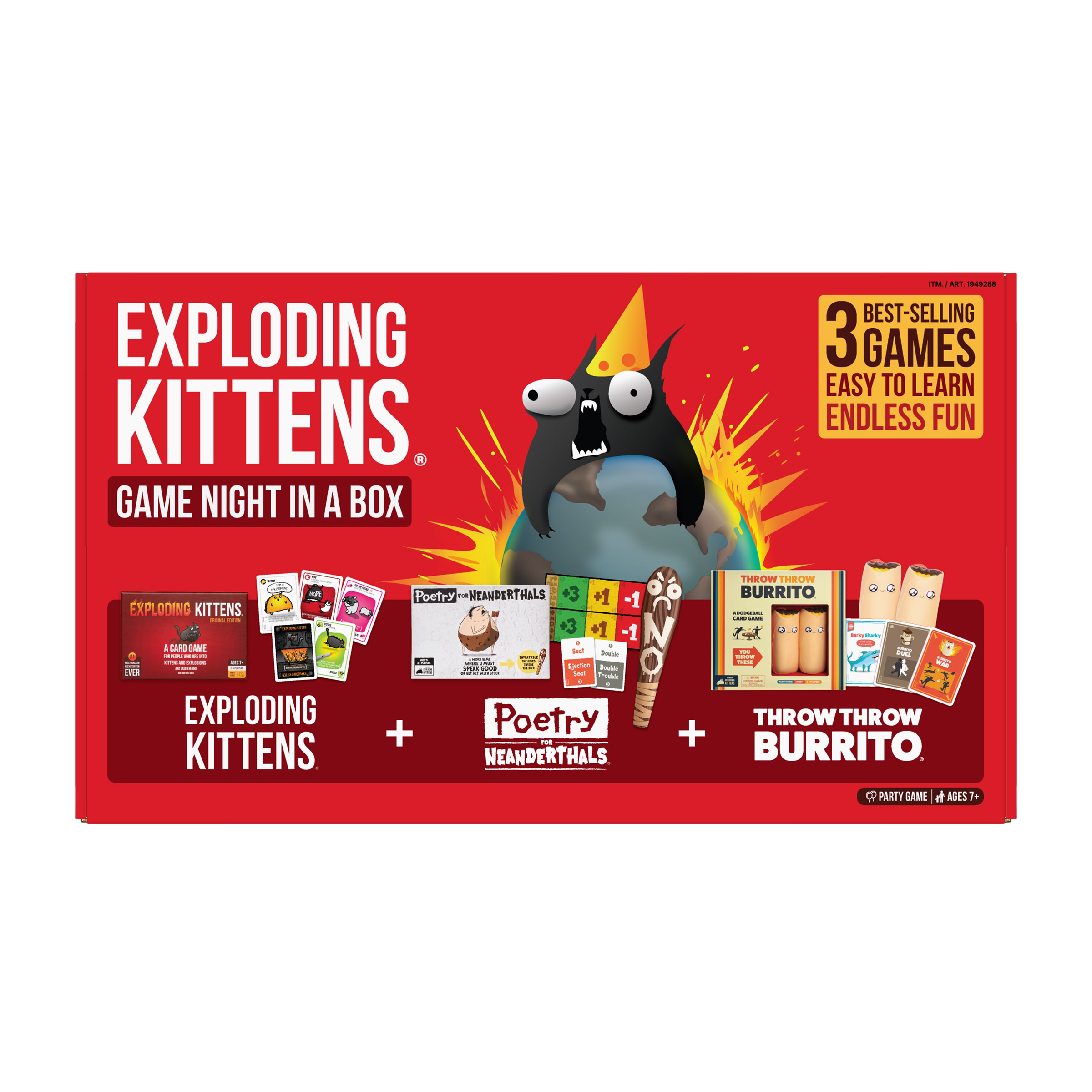 Exploding Kittens Game Night in a Box - English Version
