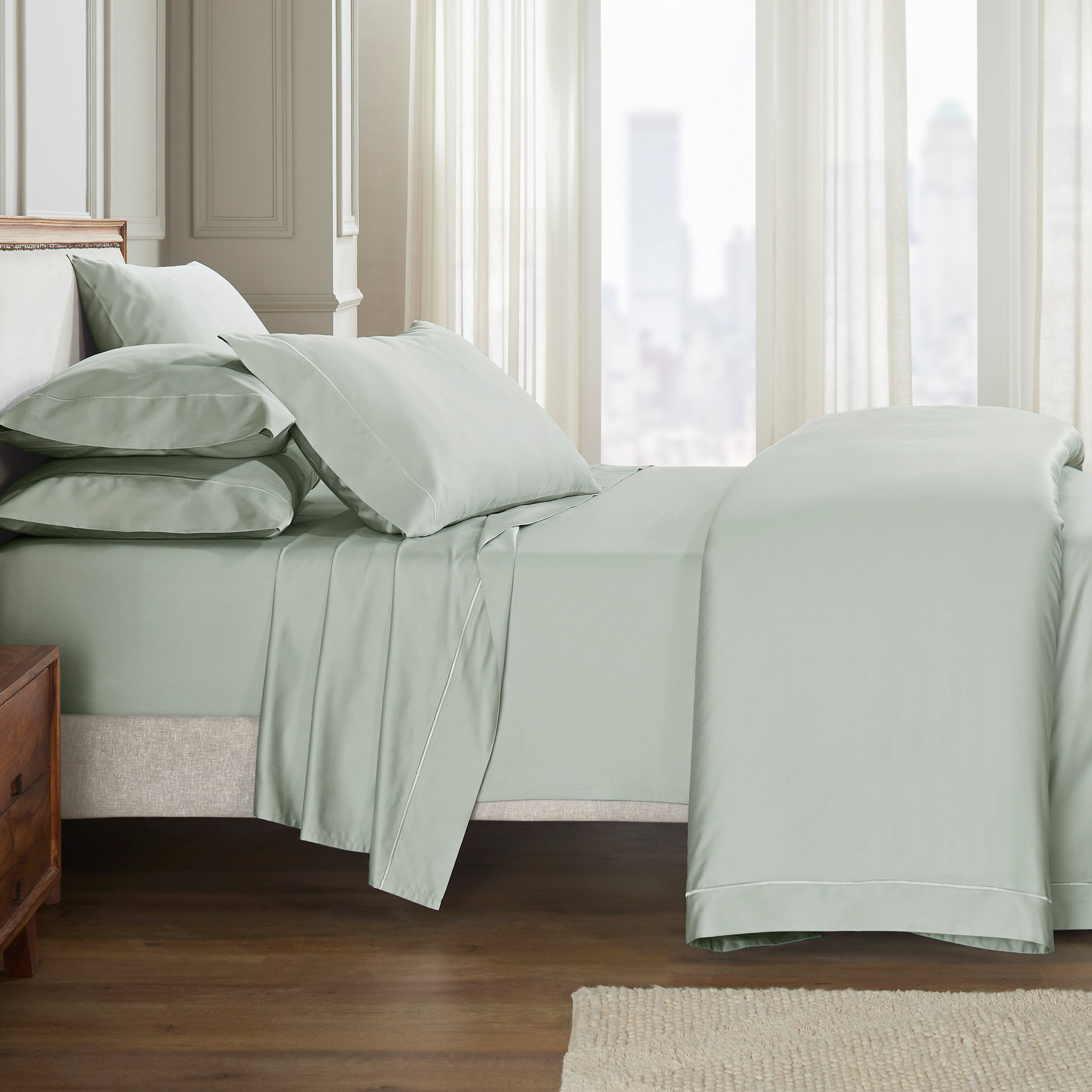 Maison Madeliene - Egyptian Cotton 800 Thread Count 6 Piece Sheet Set