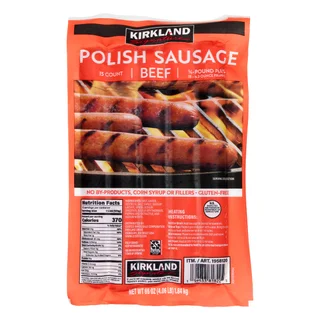 KIRKLAND SIGNATURE POLISH SAUSAGE 4.06 LB
