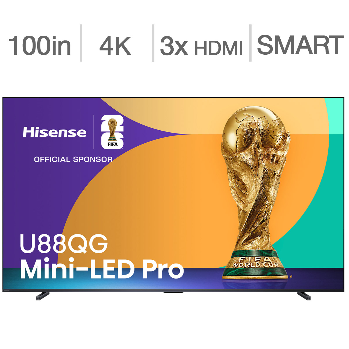 Hisense 100&#034; Class - U88QG Series - 4K QLED Mini LED Pro TV