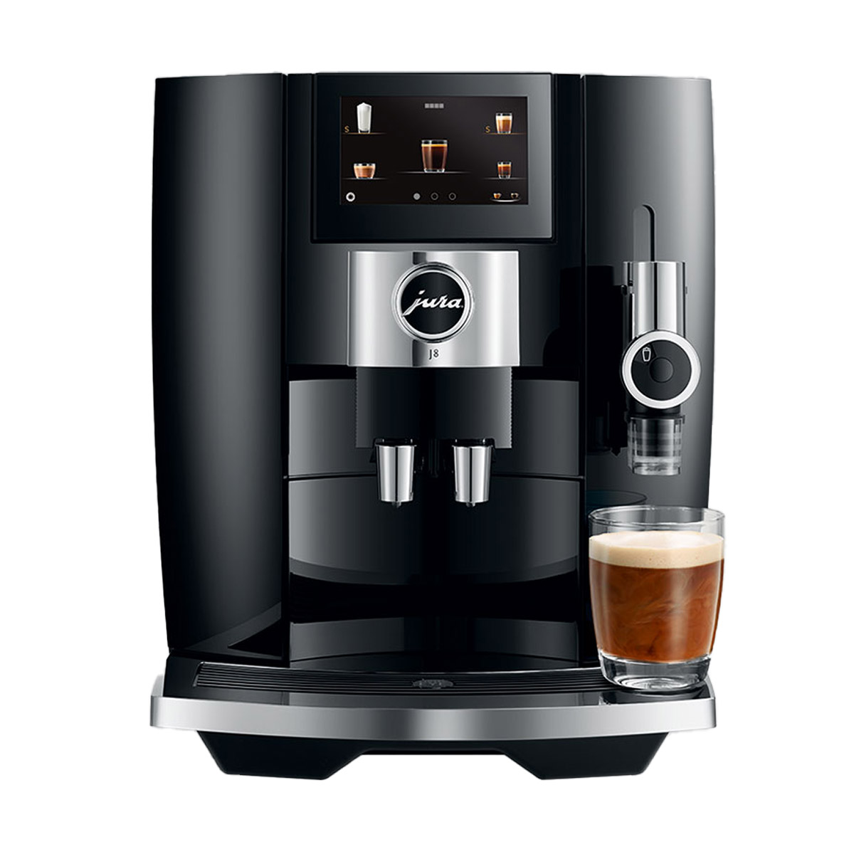 JURA J8 Automatic Espresso Machine, Piano Black