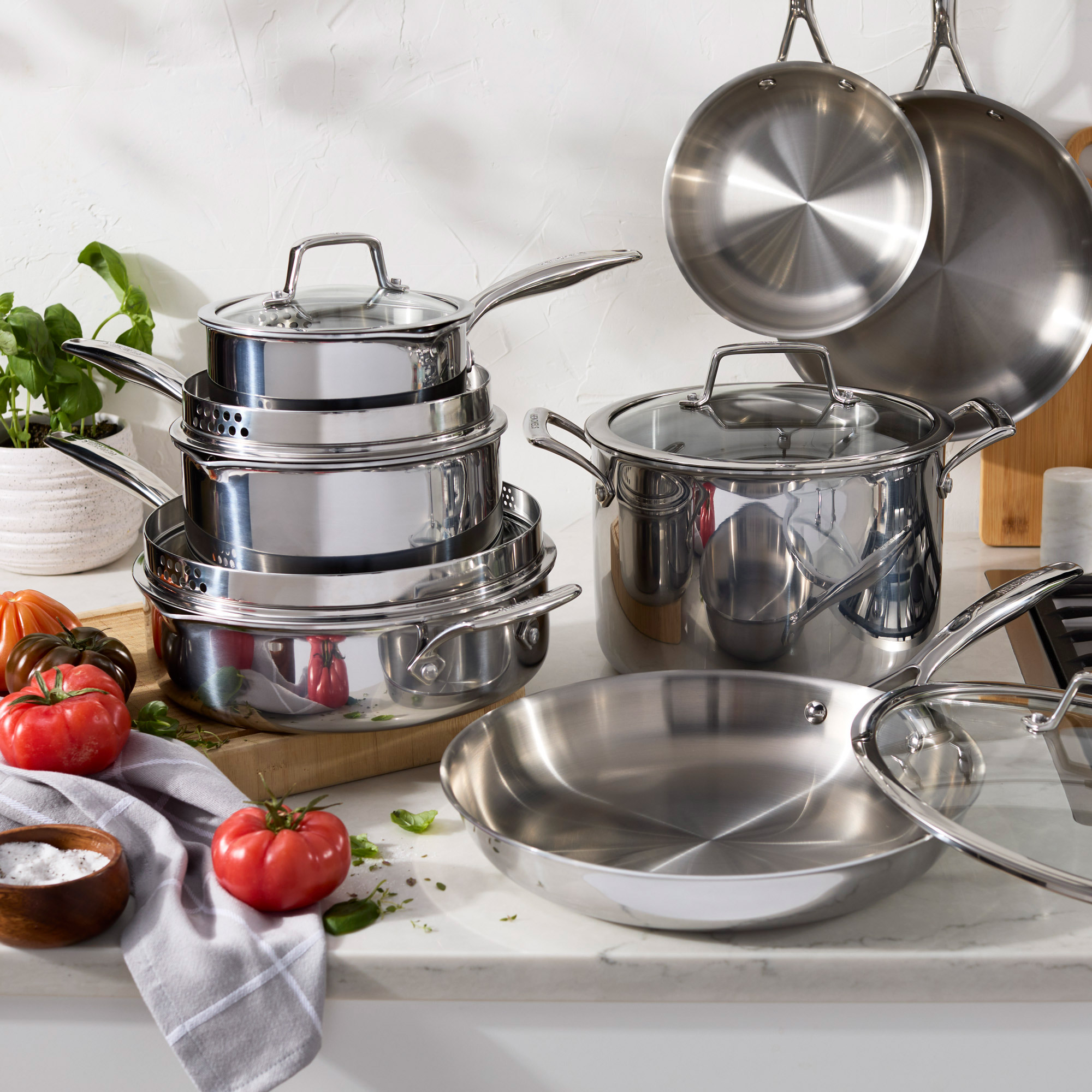 【カオリン】METZグリズリー＆Spencer’s Hacklesセット HENCKELS Legacy Stainless Steel Clad Cookware Set, 12-pieces | Costco