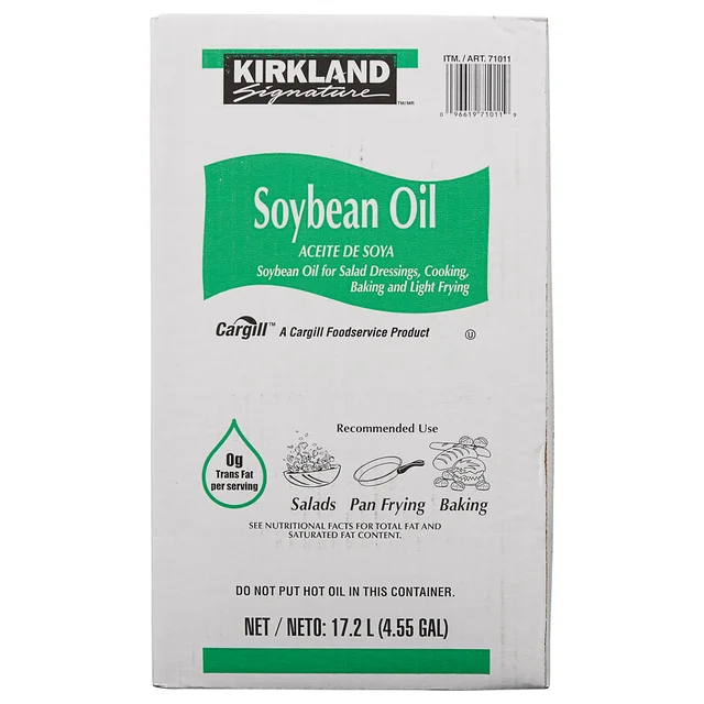 KIRKLAND SIGNATURE SOYBEAN SALAD OIL 35 LB / 4.6 GALLON