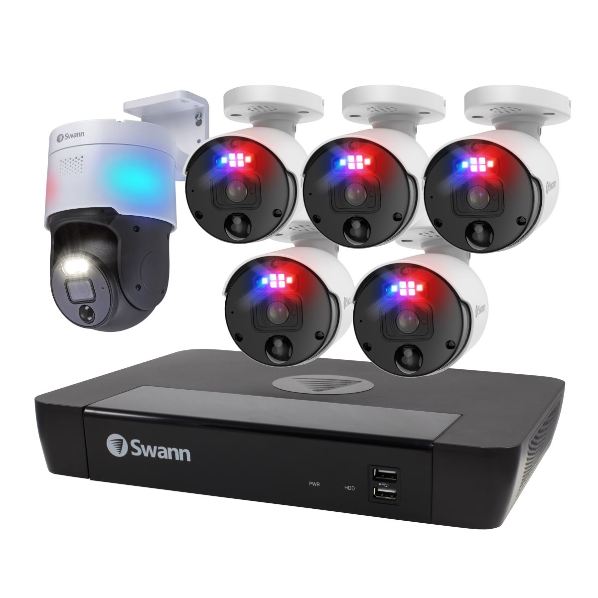Swann 4K 12MP 8 Channel NVR Security System with 5 Bullet Swann 4K 12MP 8 Channel NVR Security System with 5 Bullet