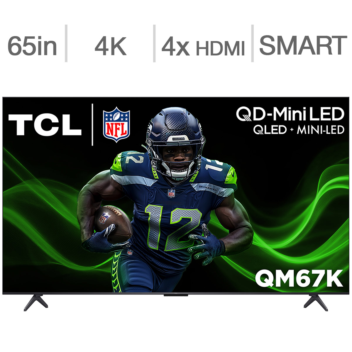 TCL 65" Class - QM67K Series - 4K UHD QD-Mini LED TV
