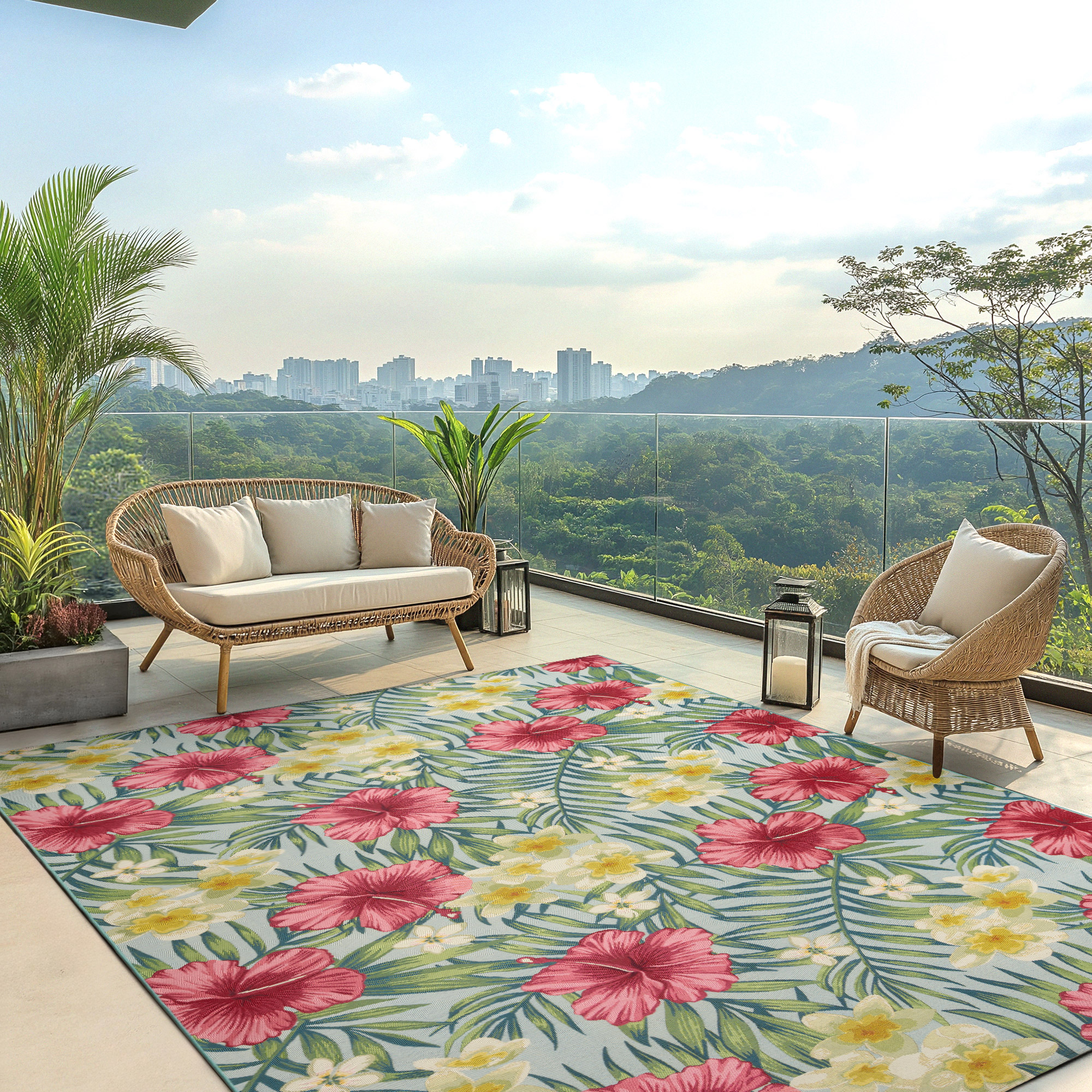 Colorful Geometric Area Rugs