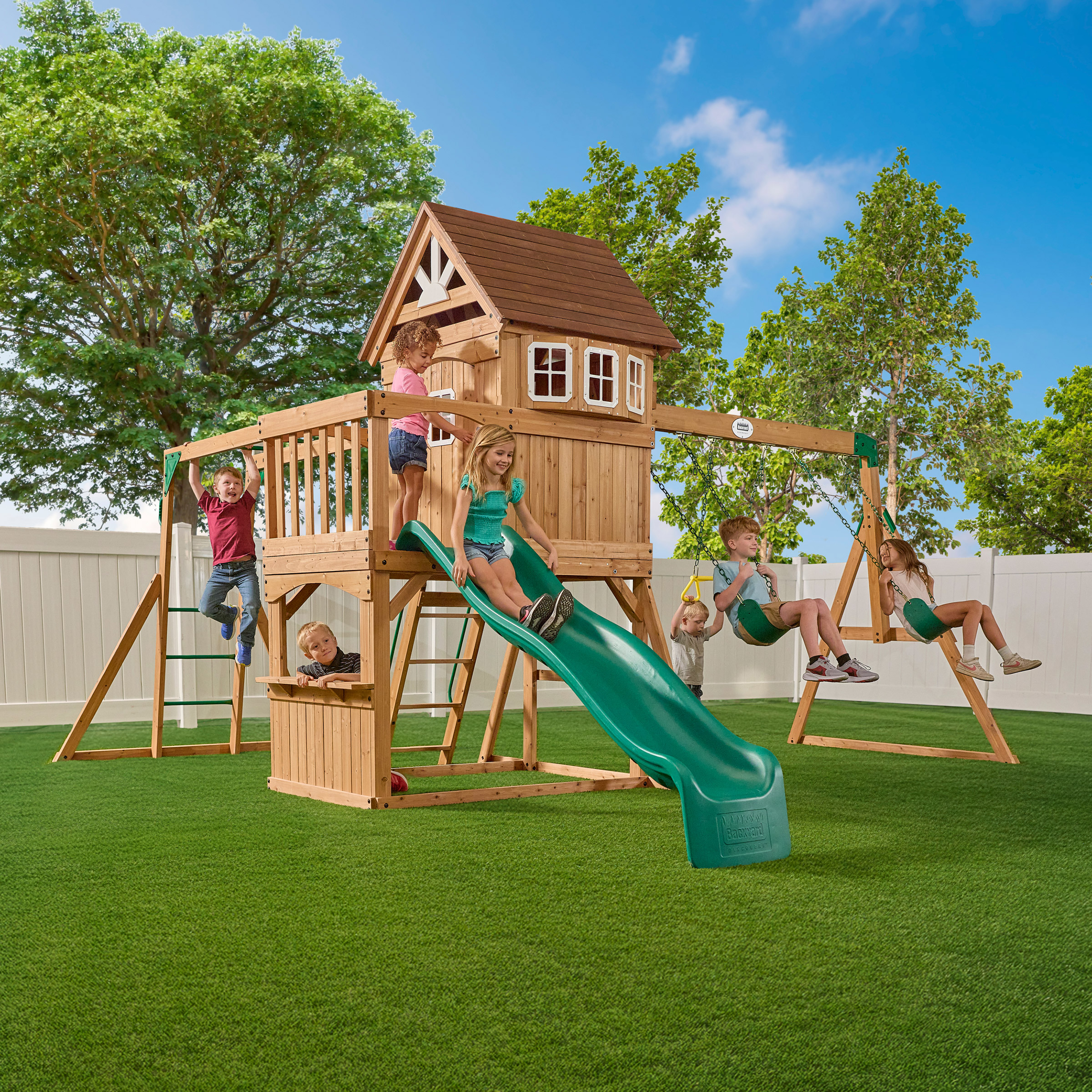 Gorilla Playsets Mountain Peak Swing Set – Professionally