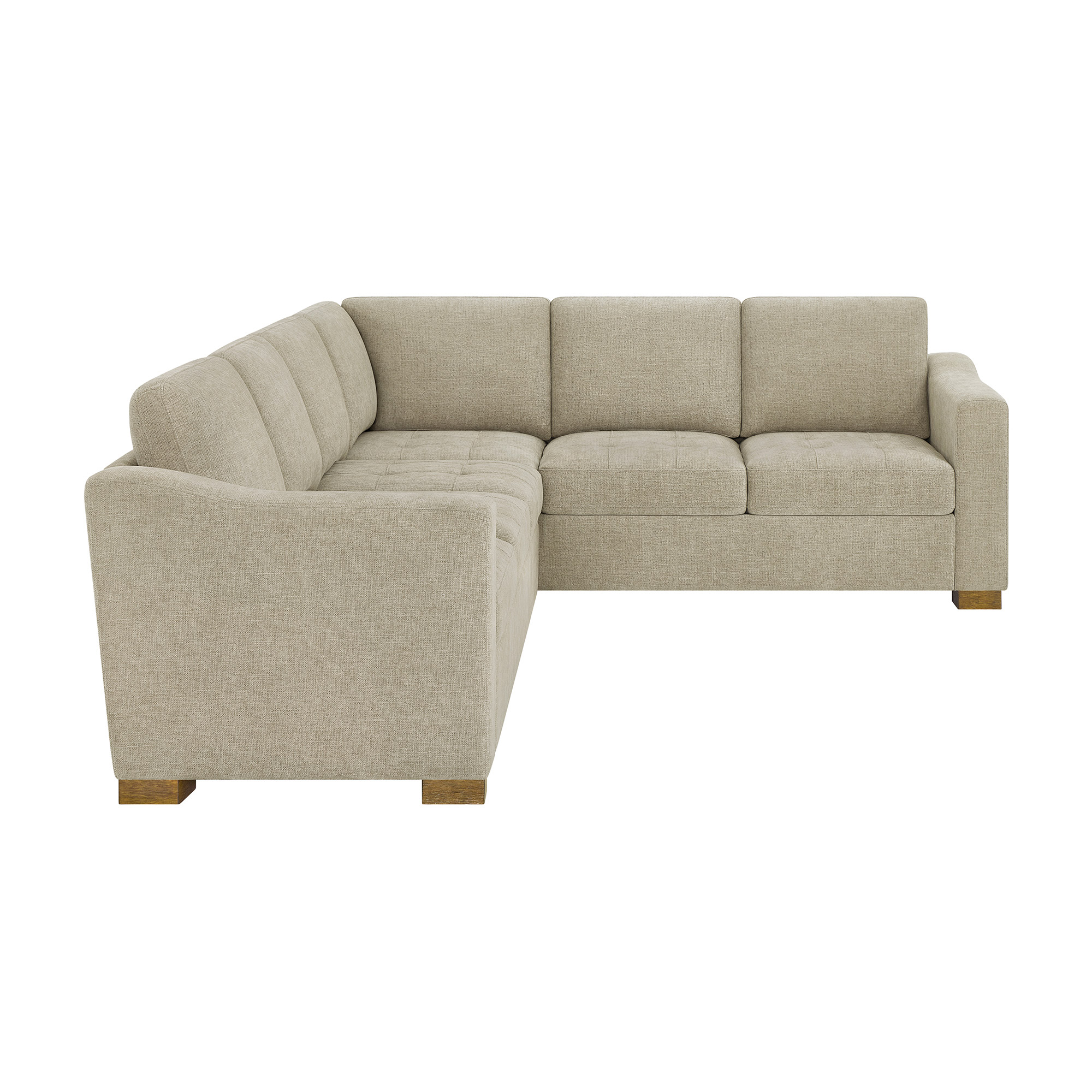 Thomasville Ellsford 2-piece Fabric Sectional, Beige | Costco