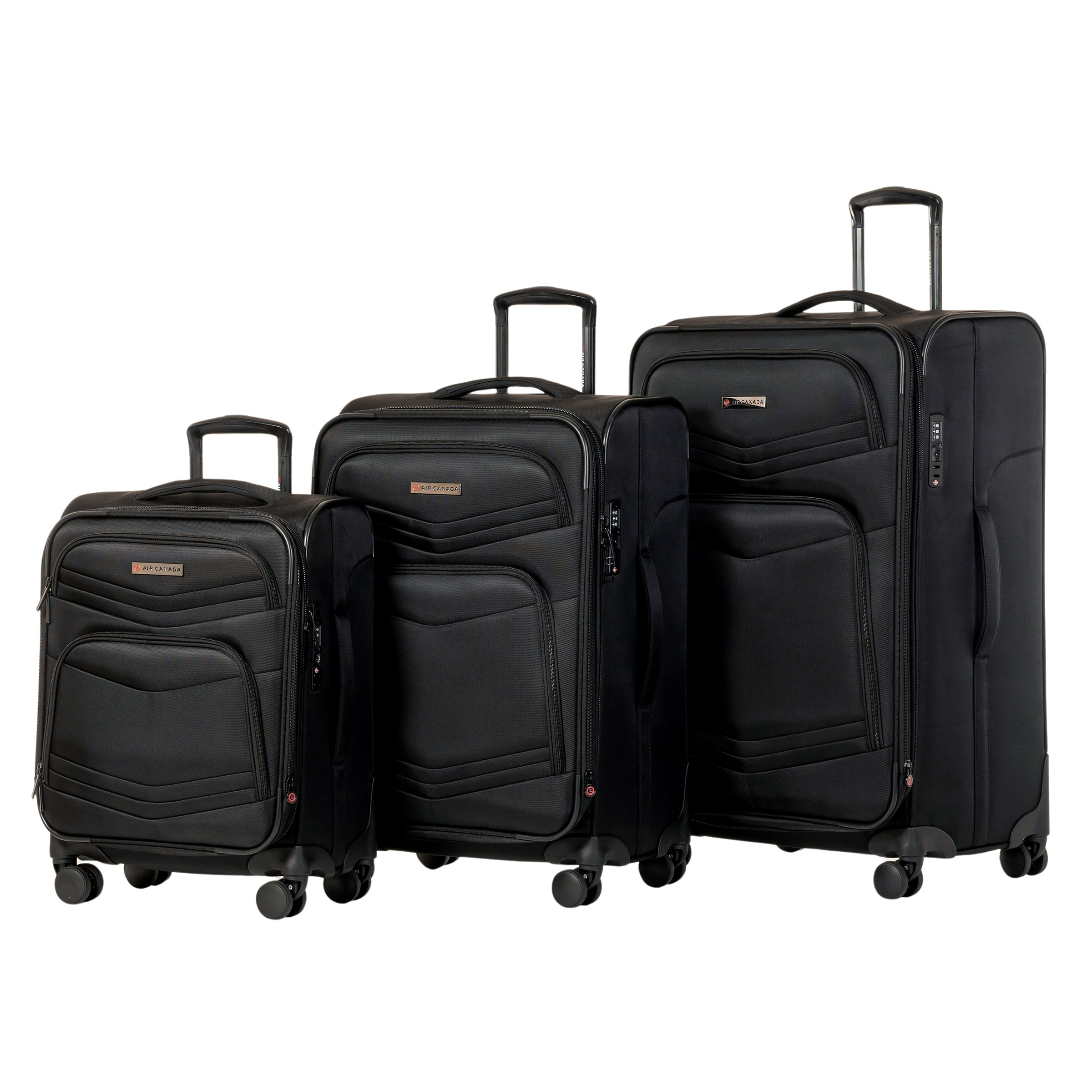 118セット① Air Canada Central 3-piece Softside Luggage Set | Costco