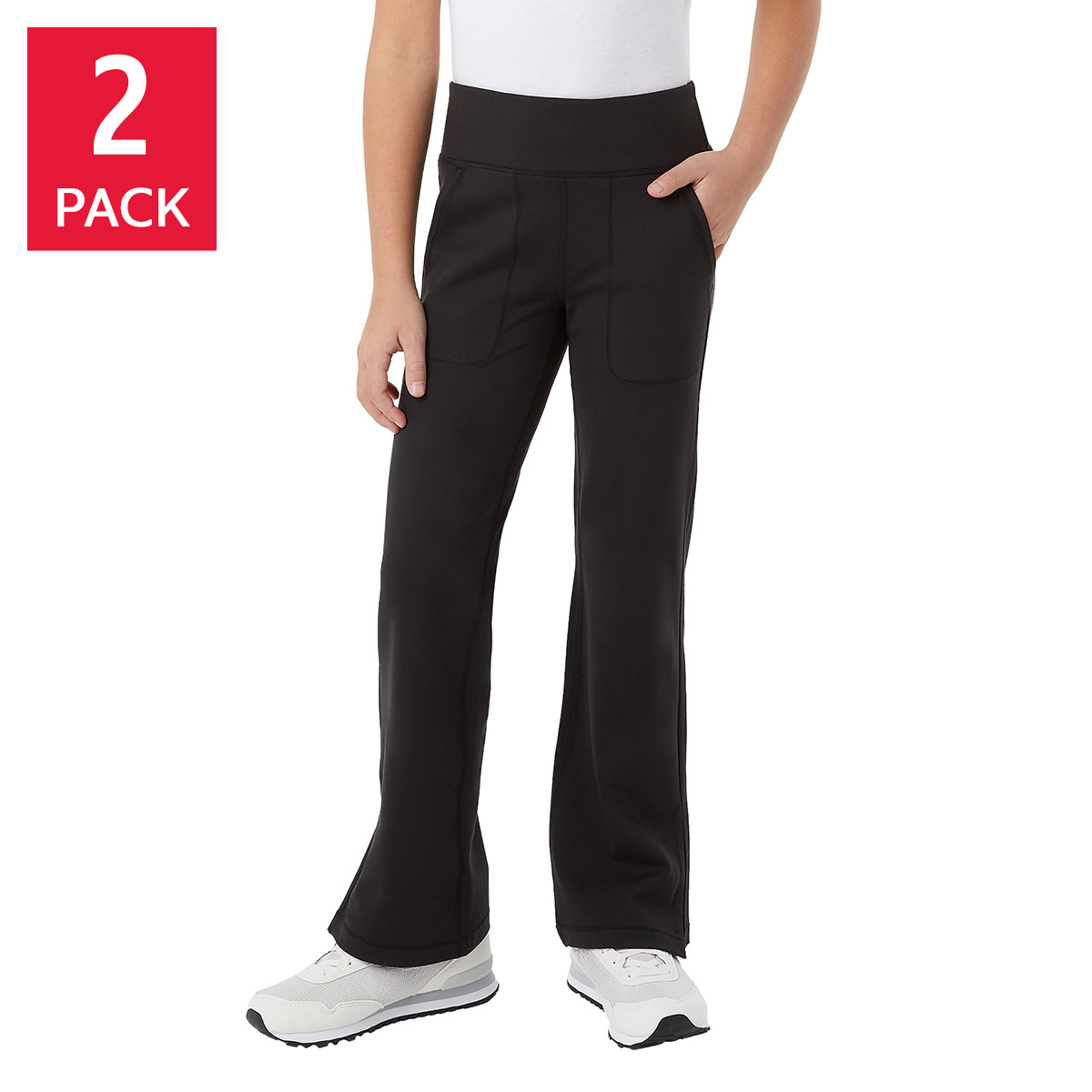 32 Degrees Youth Flare Pant, 2-pack | Costco