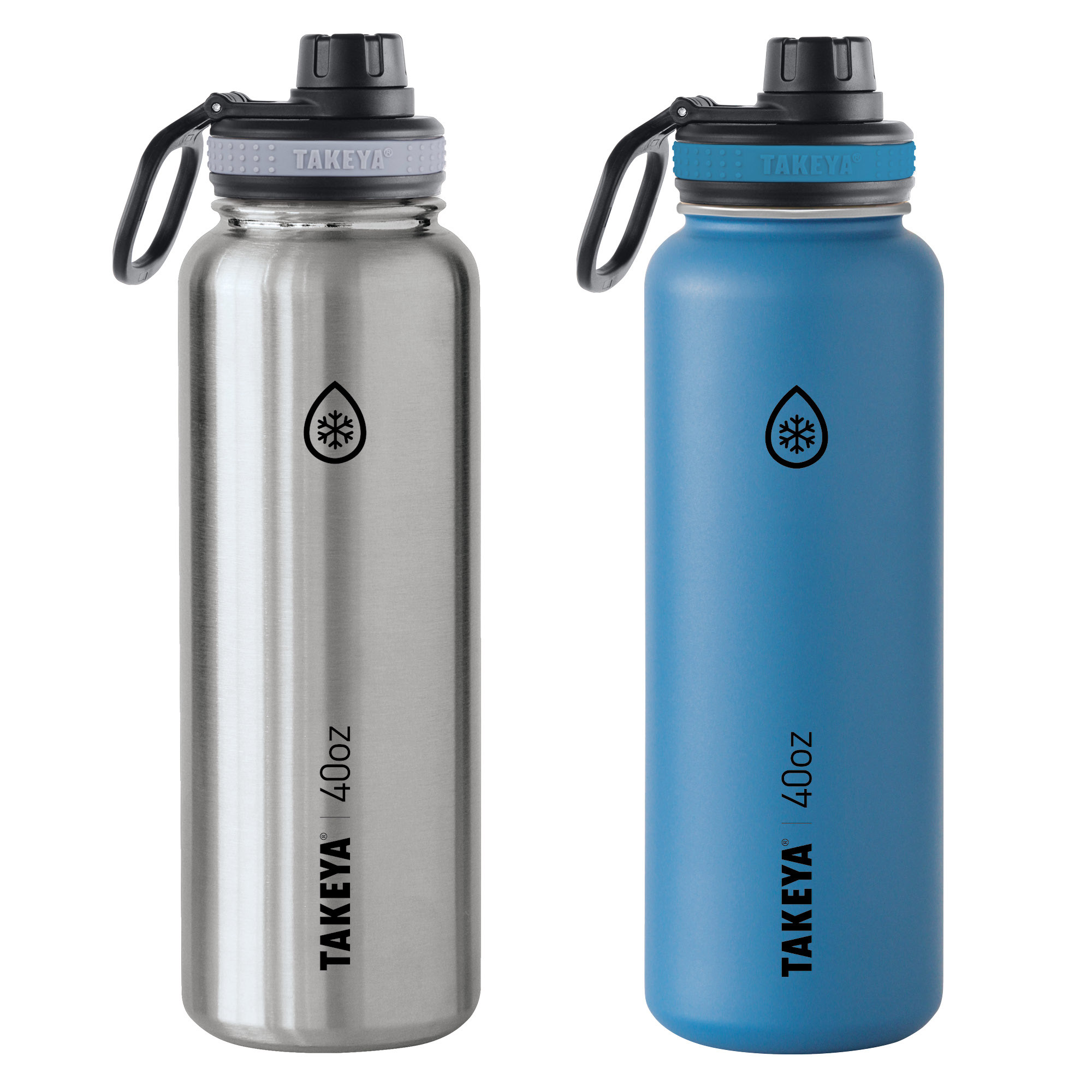 Takeya 40oz Stainless Steel ThermoFlask Insulated Water Bottle,
