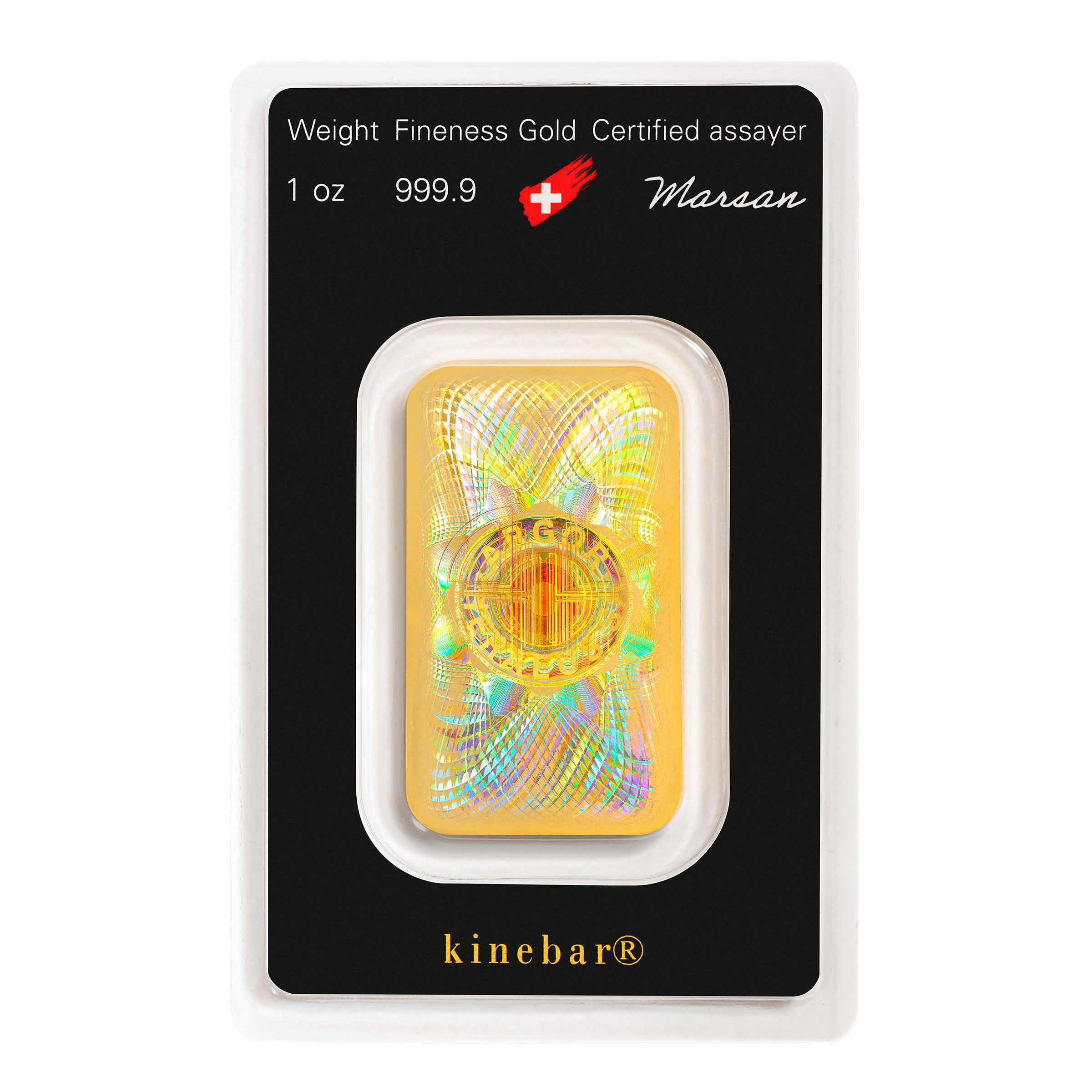 1 oz Gold Argor Heraeus Kinebar (New In Assay) | Costco