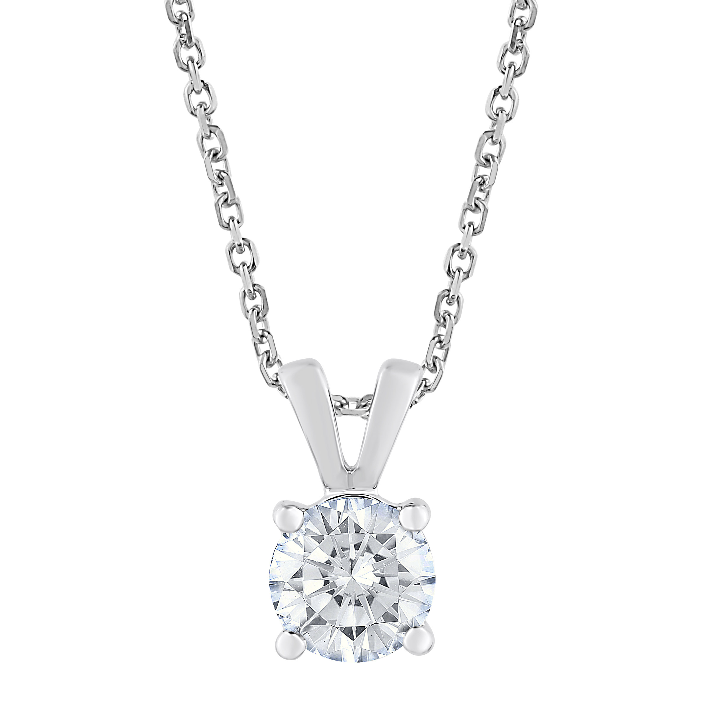 Round Brilliant Diamond Solitaire Pendant (1.00 ct)