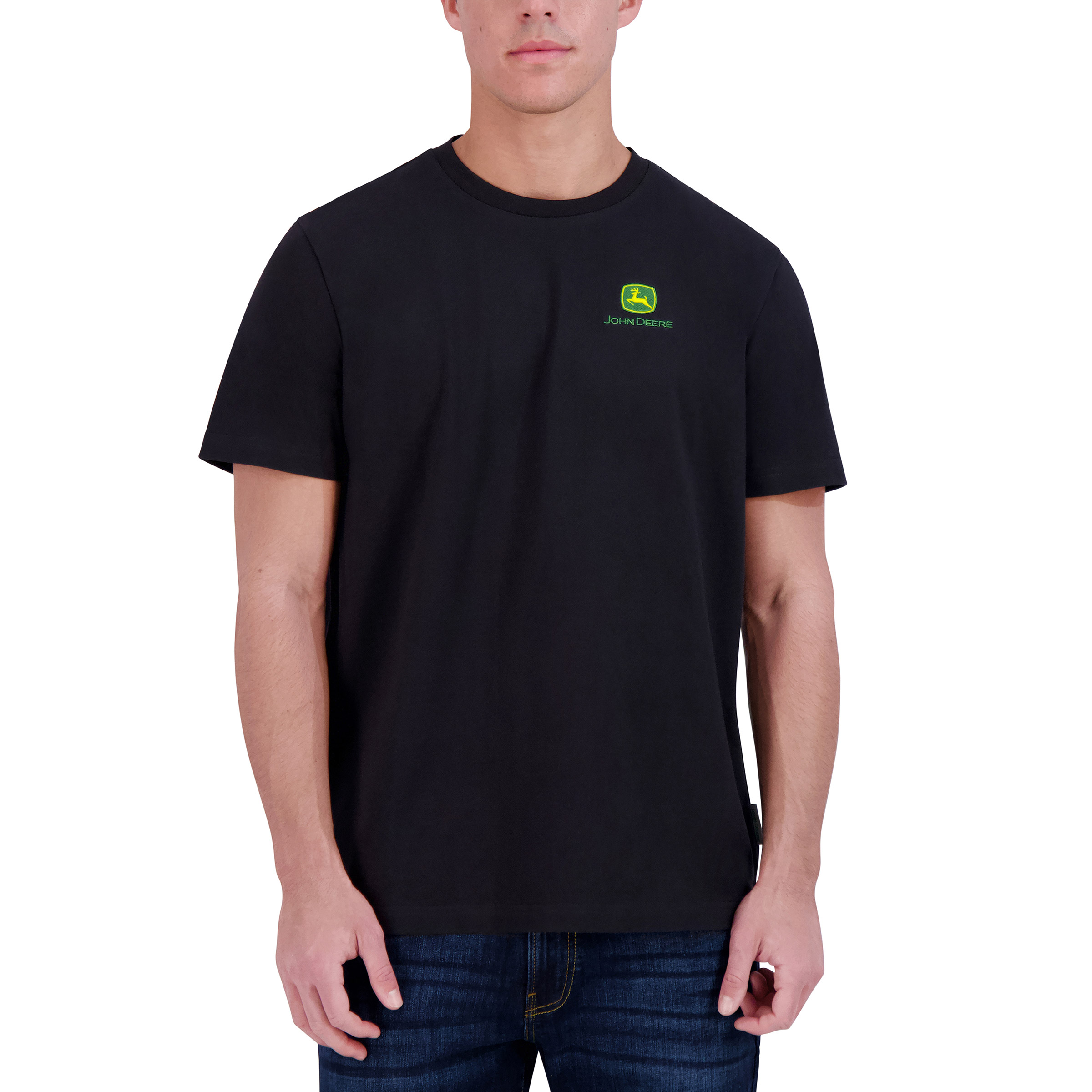 John Deere Men's Short Sleeve Embroidered Logo T-Shirt