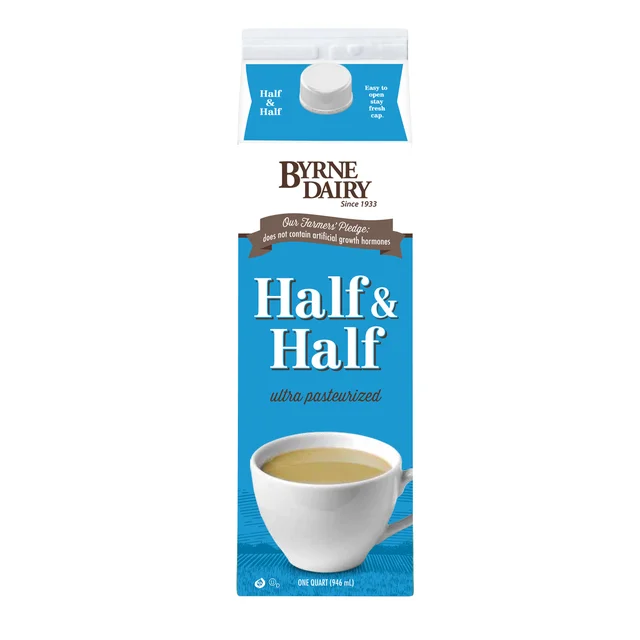 Byrne Dairy Half & Half, 1 Quart