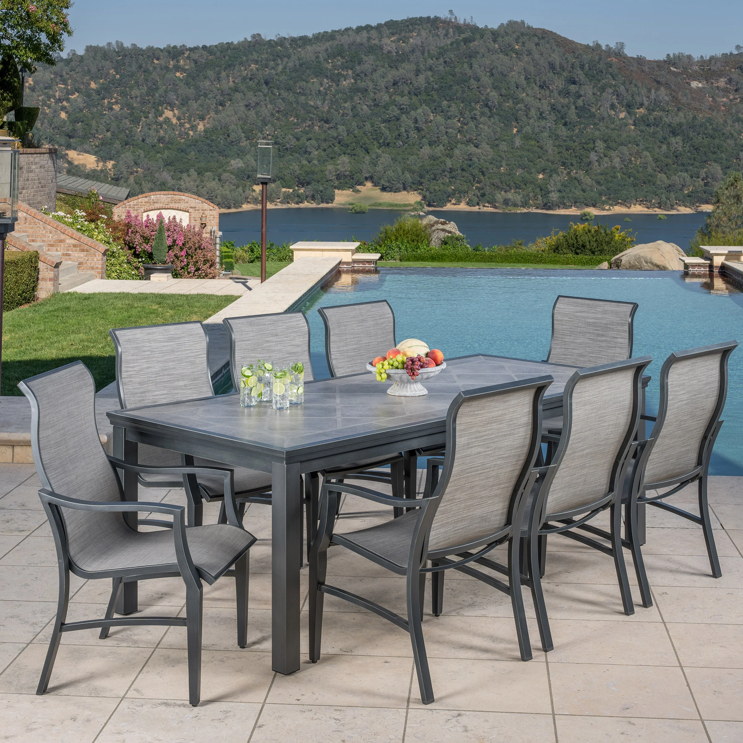 SunVilla Havana 9-piece Outdoor Patio Dining Set | Costco
