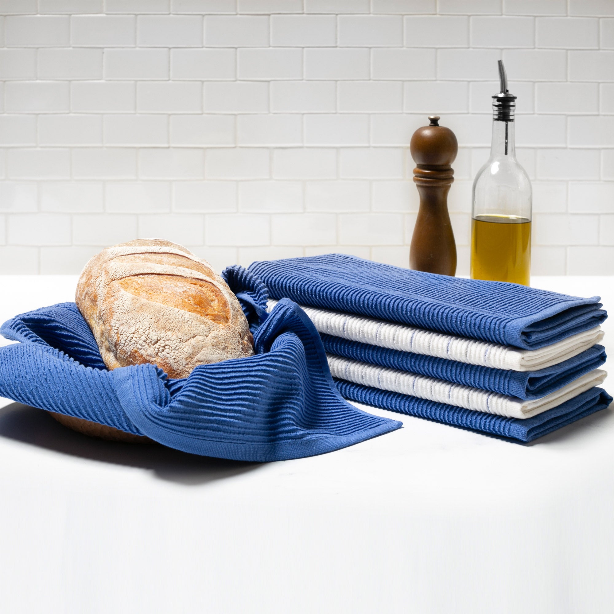 Turkish Cotton 6-piece Kitchen Towel Set