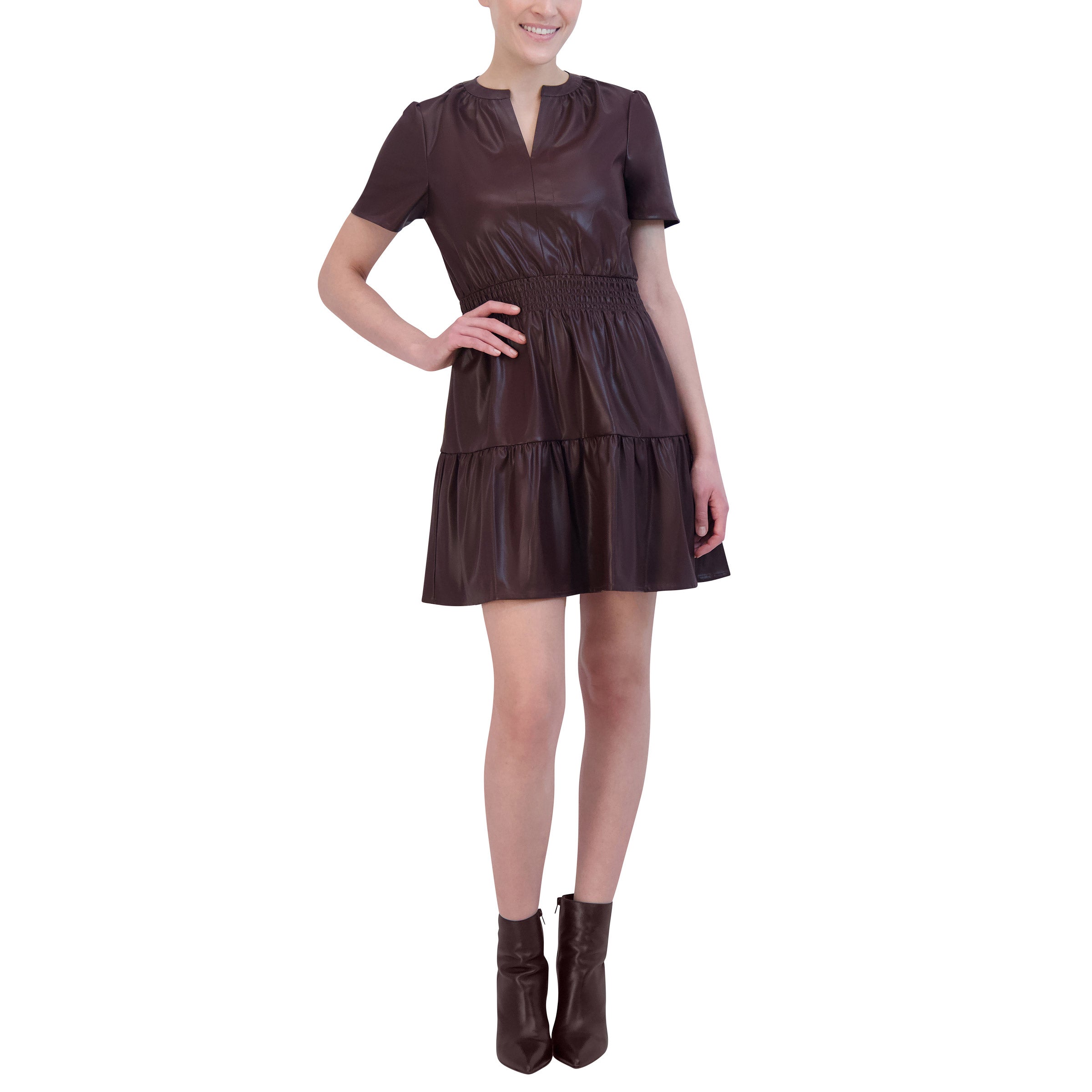 Vigoss Ladies' Faux Leather Dress | Costco