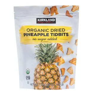 KIRKLAND SIGNATURE ORGANIC DRIED PINEAPPLE 26 OZ