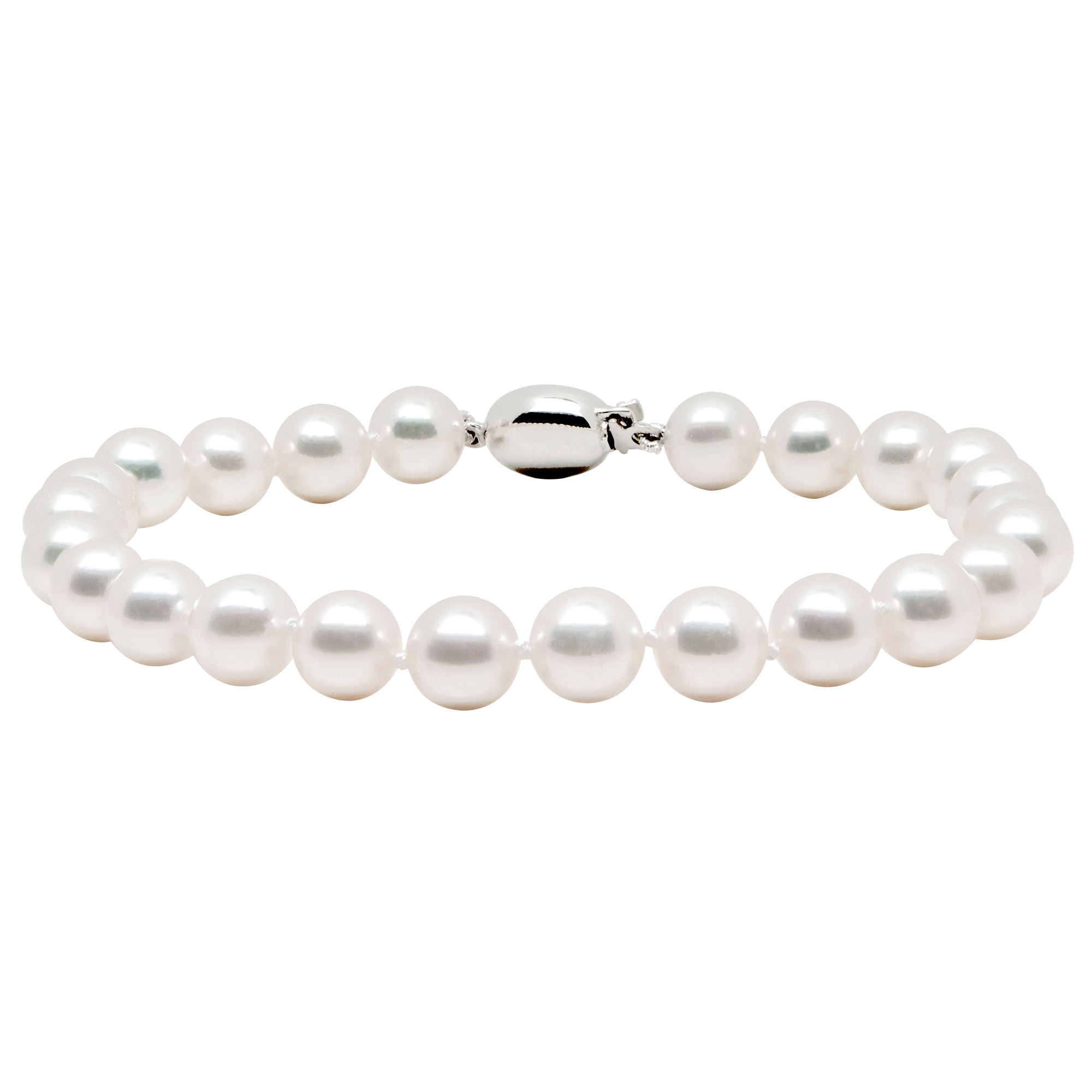 6.5 - 7.0 mm Cultured Akoya Pearl Bracelet