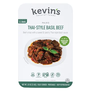 KEVIN'S NATURAL FOODS THAI-STYLE BASIL BEEF 32 OUNCE PACKAGE