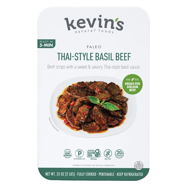 KEVIN'S THAI-STYLE BASIL BEEF 32 OZ (2 LBS)