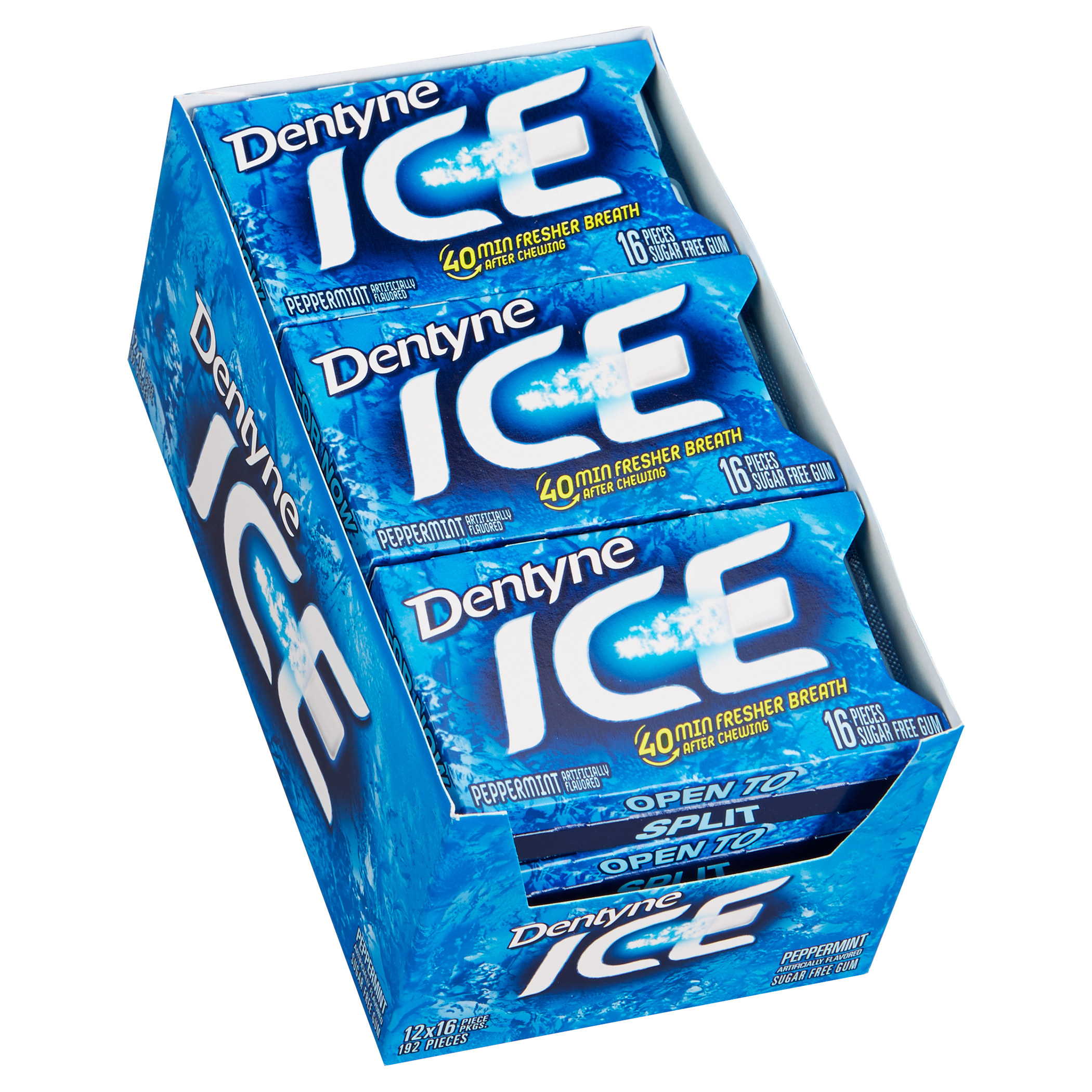 Dentyne Ice Sugar Free Gum  Peppermint  12-count