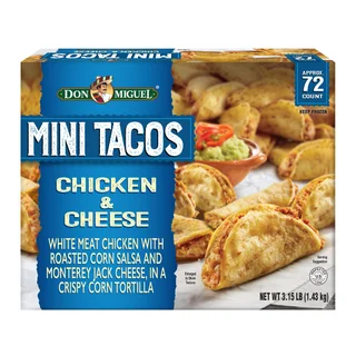 DON MIGUEL MINI CHICKEN TACOS 72/0.7OZ