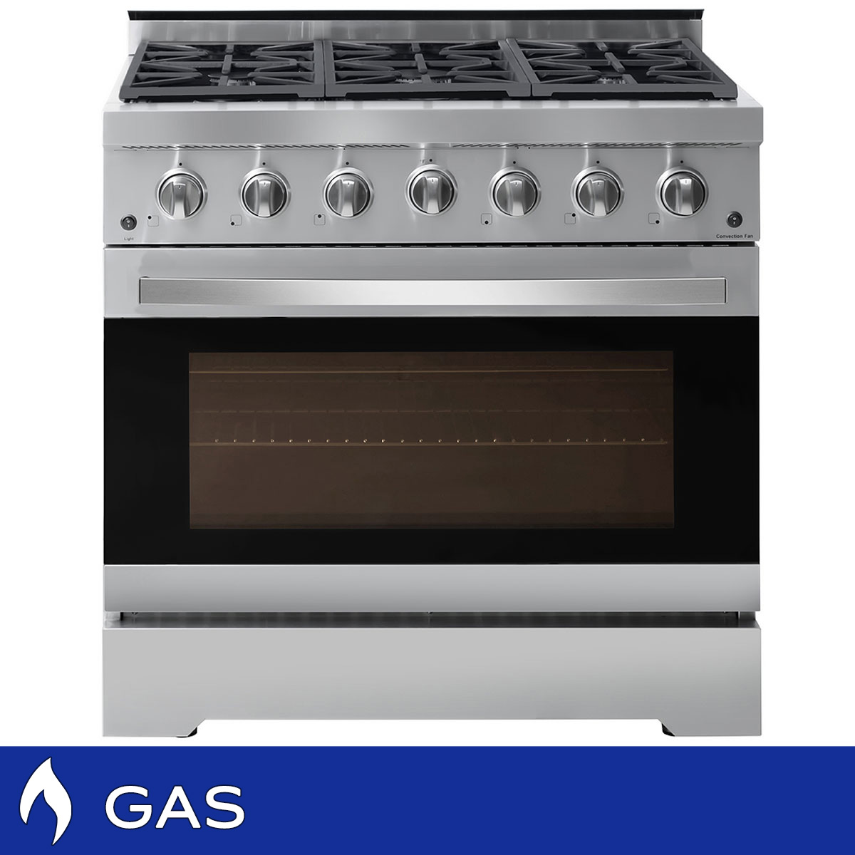 NXR 36 Inch. Freestanding GAS Range with Convection Fan | Costco