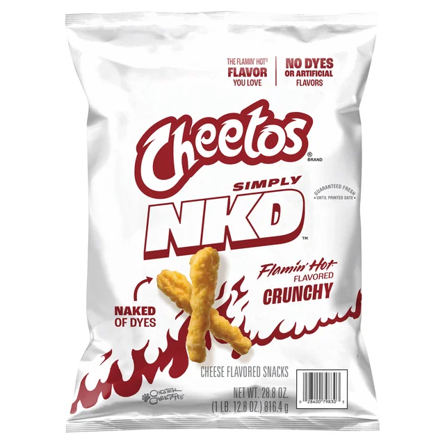 FRITO LAY CHEETOS NKD FLAMIN HOT 1.8LBS