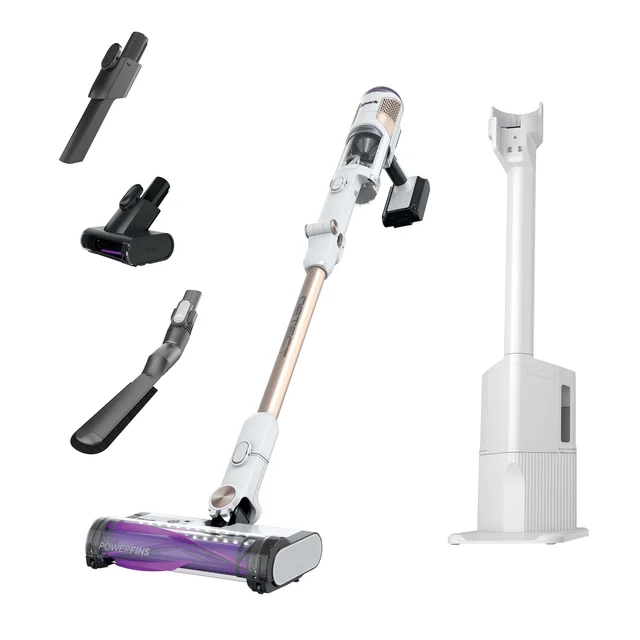 SHARK DETECT CORDLESS STICK VACUUM WITH AUTOEMPTY BASE ^