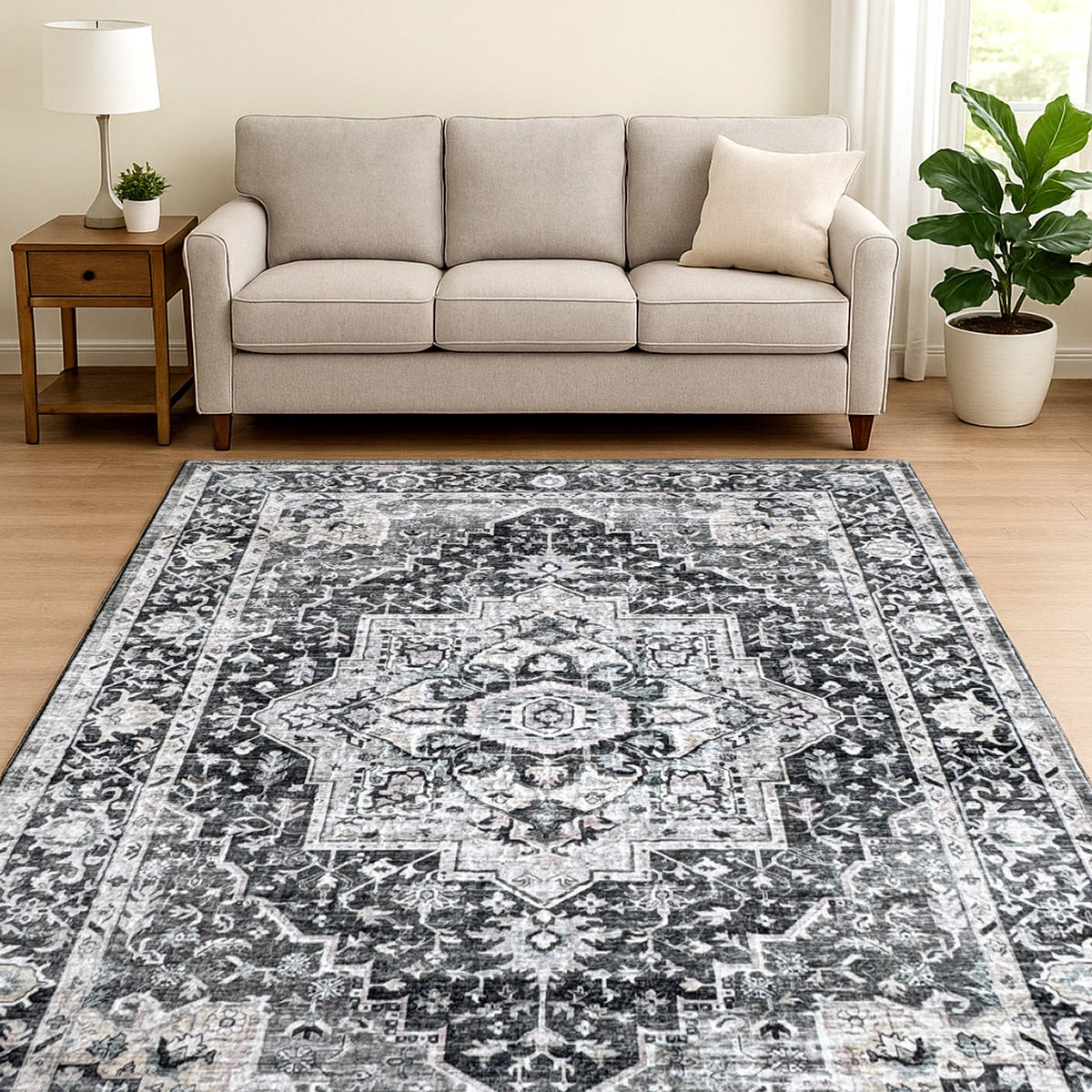Viana Loomie Cypress Washable Indoor Area Rug | Costco