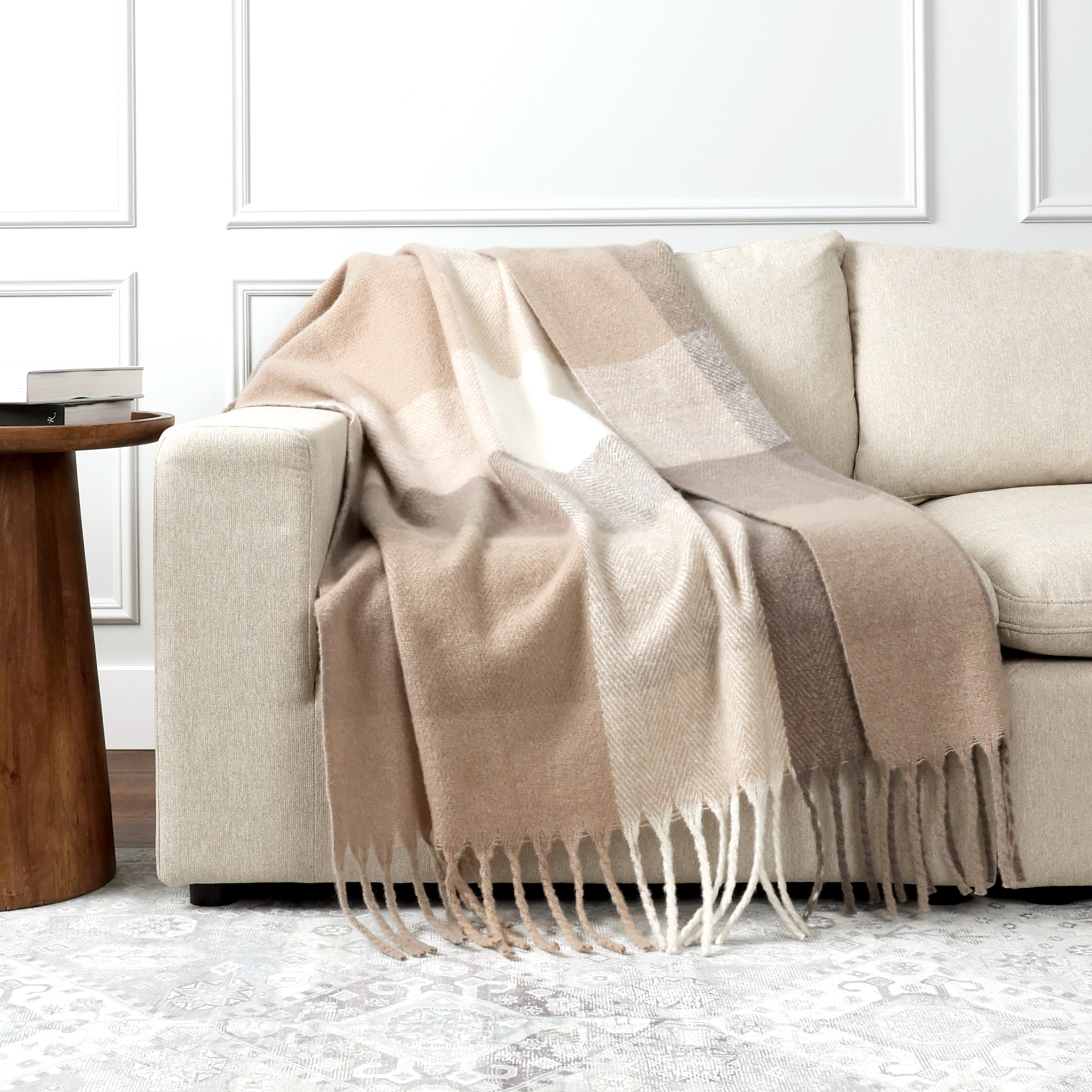 Faux Mohair Throw