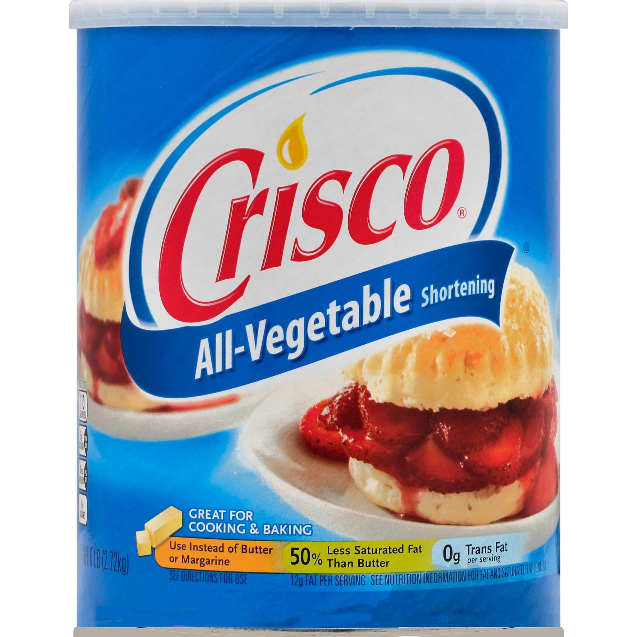 Crisco  All-Vegetable Shortening  6 lbs