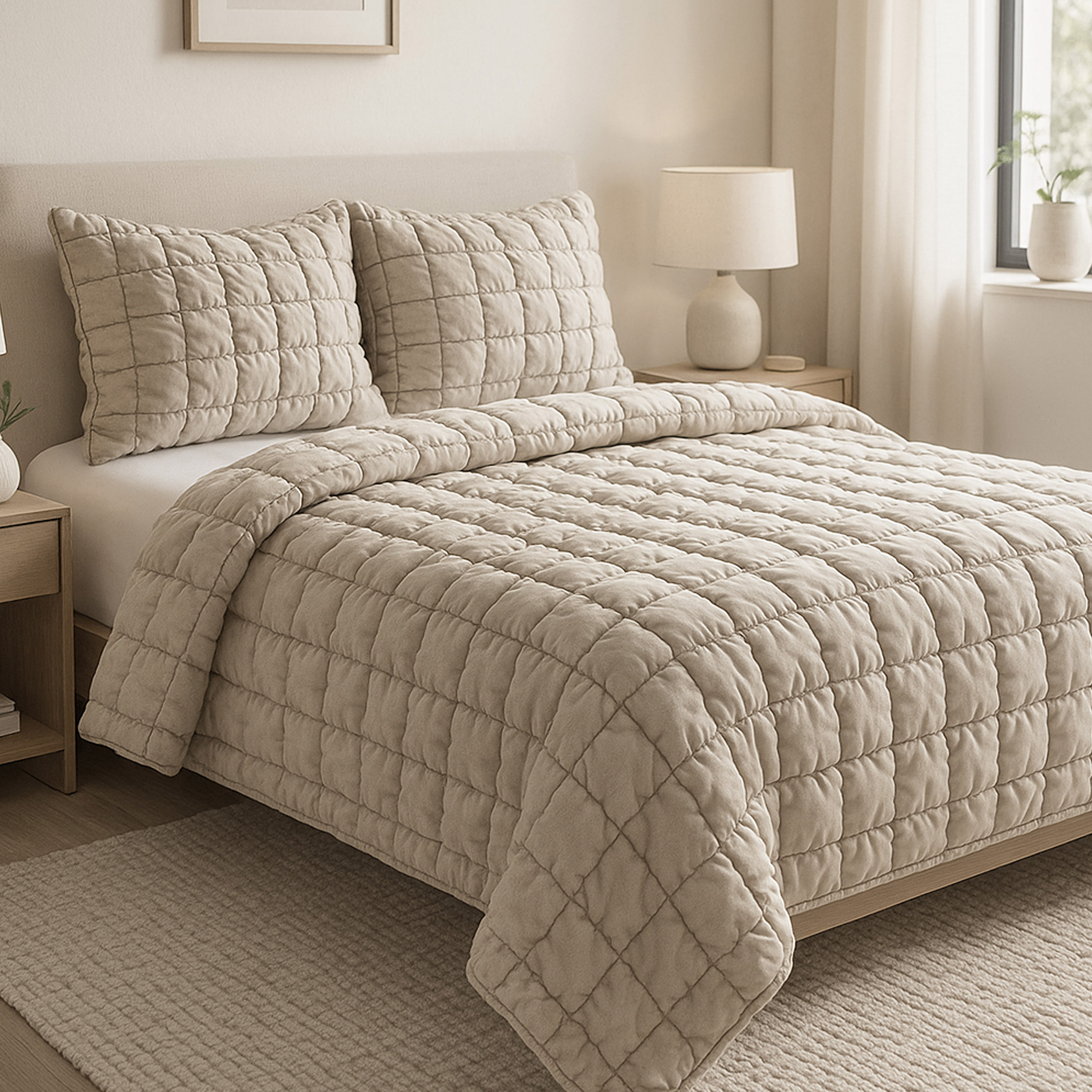 Home Retreat by Nemcor Velvet Puff Comforter Set