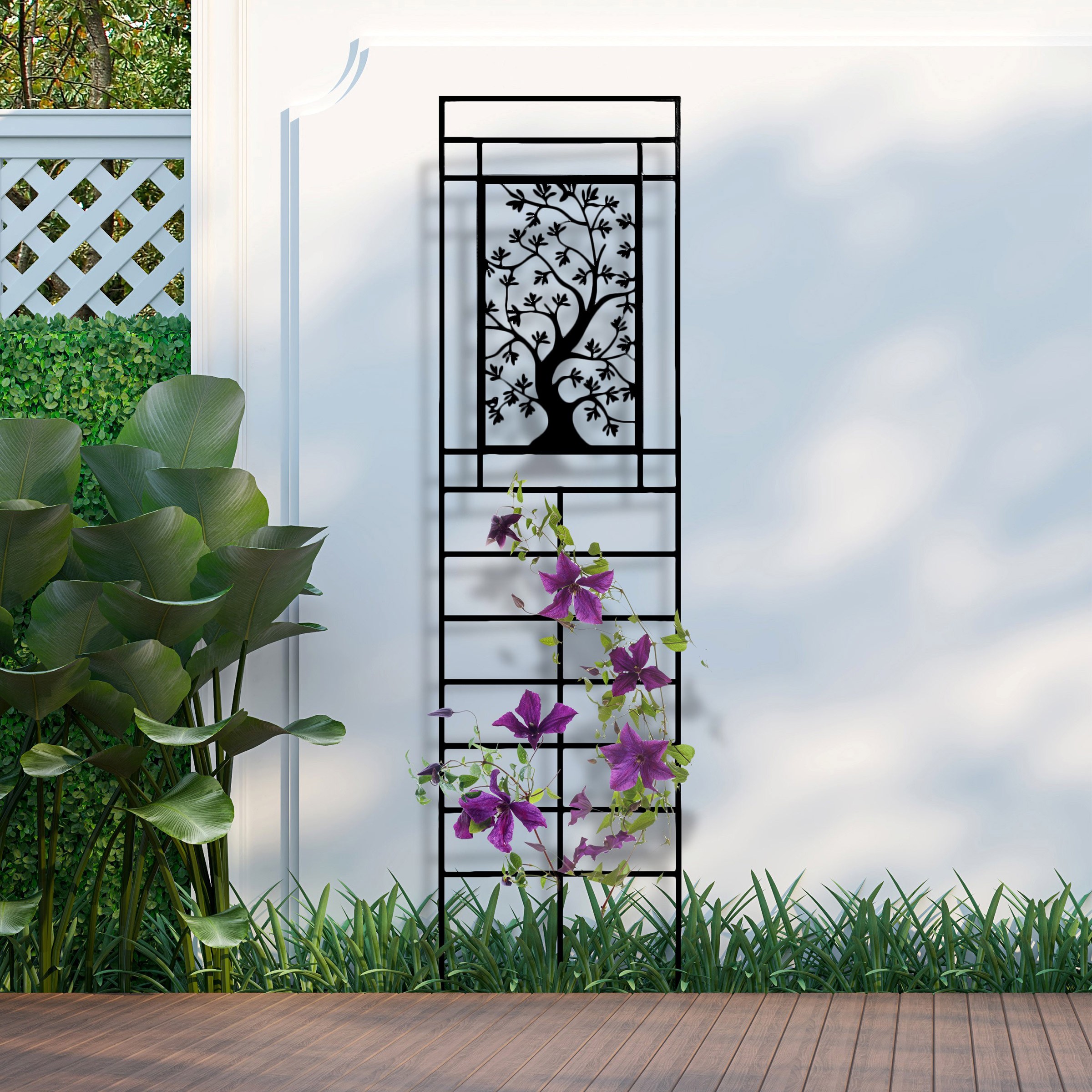 Tree of Life Metal Garden Trellis