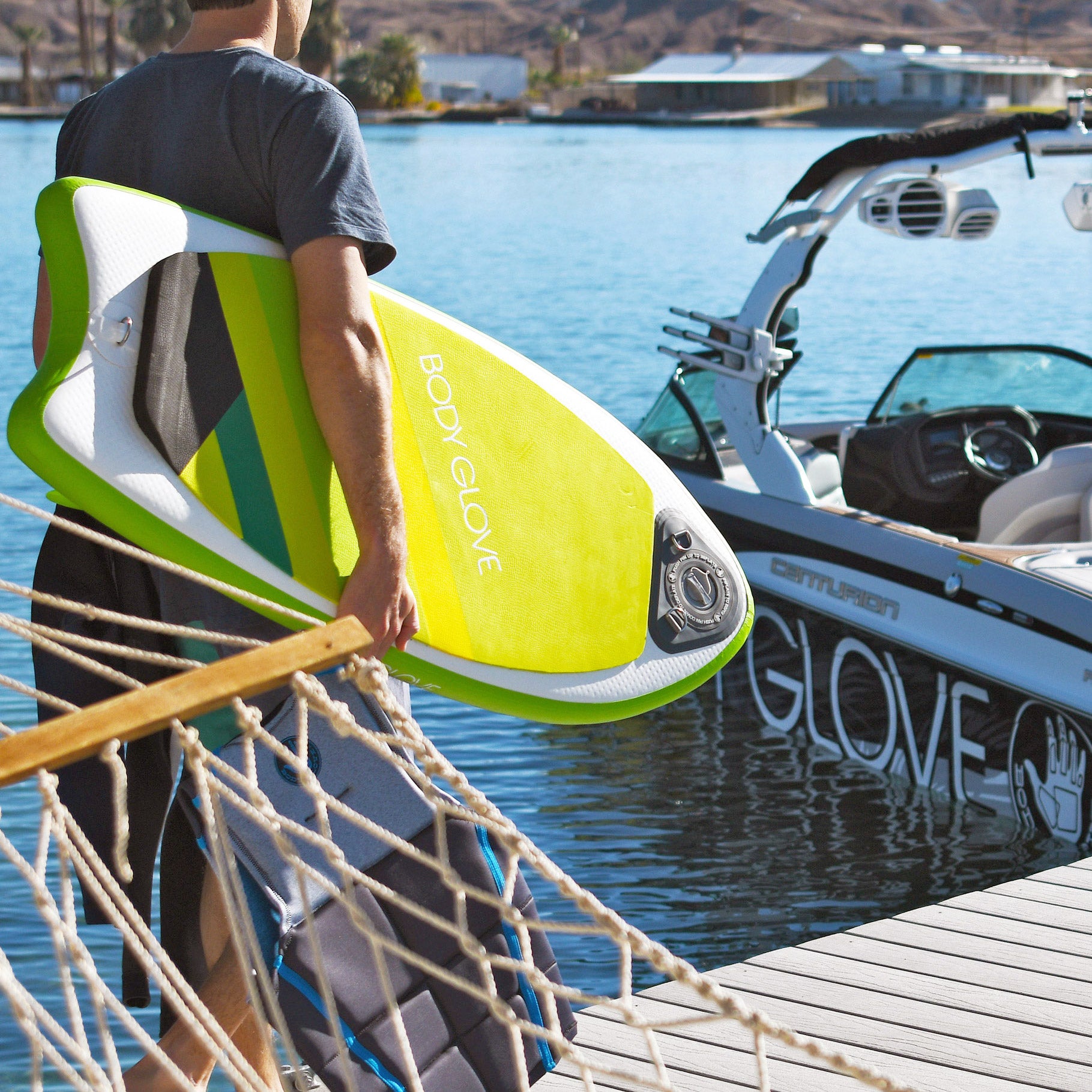 Body Glove Hybrid Inflatable Wake Surfboard | Costco