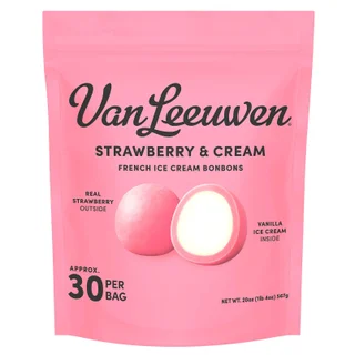 VAN LEEUWEN STRAWBERRY AND CREAM BONBON 20 OZ