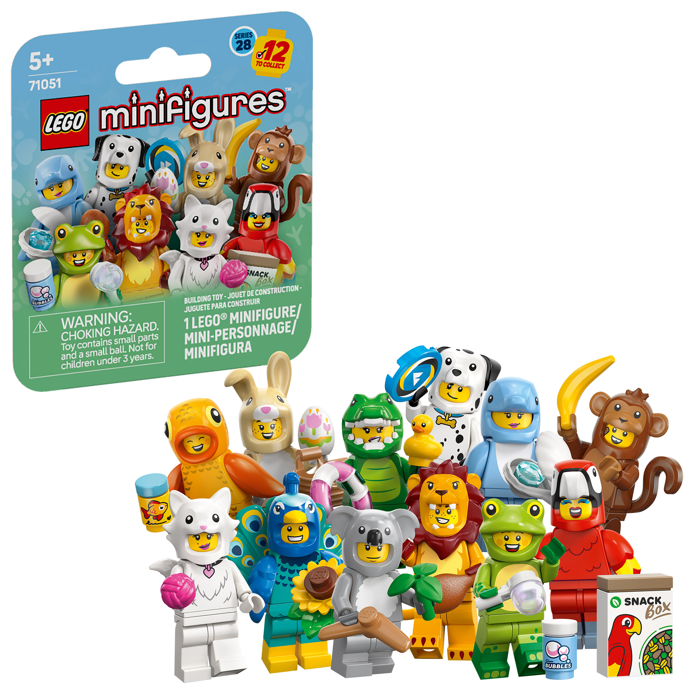LEGO Minifigures Animal Series 28 Mystery Box (Case of 36) 71051