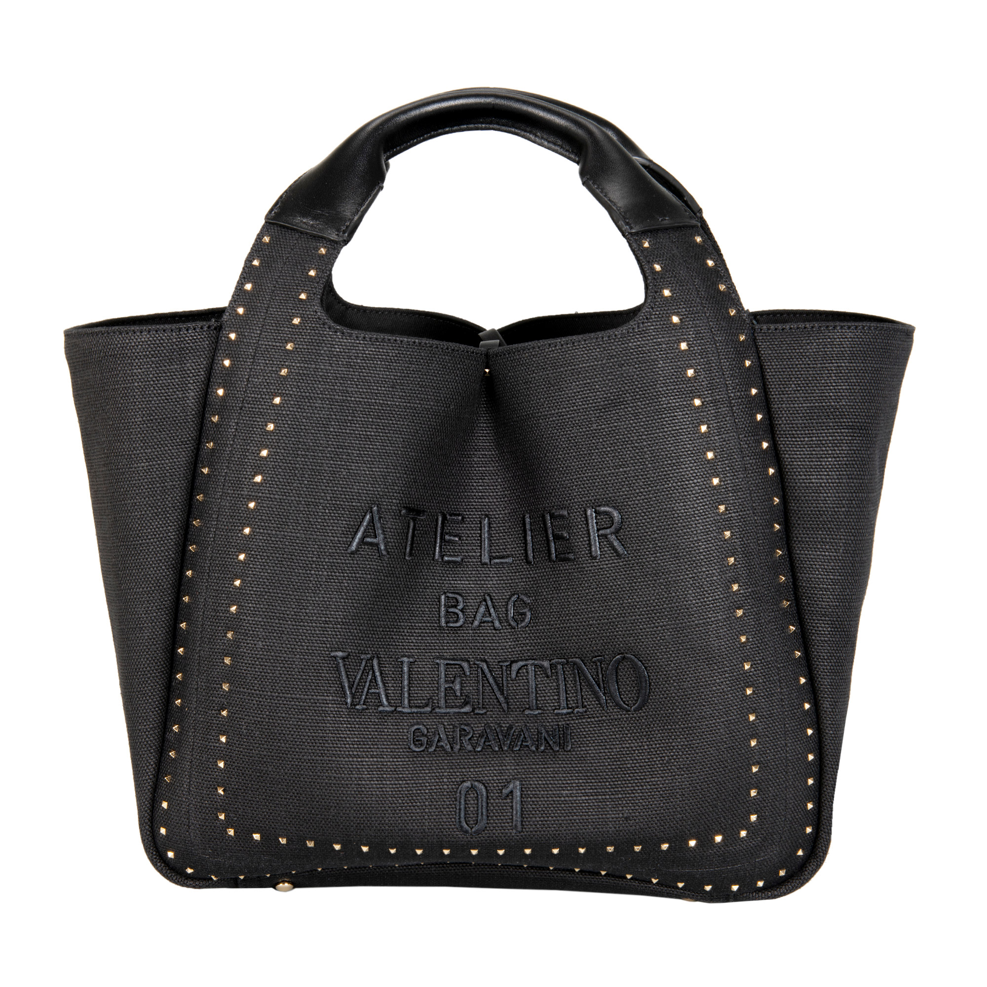 VALENTINO ATELIER BAG ブラック Valentino Medium Garavani Tote Bag, Black | Costco