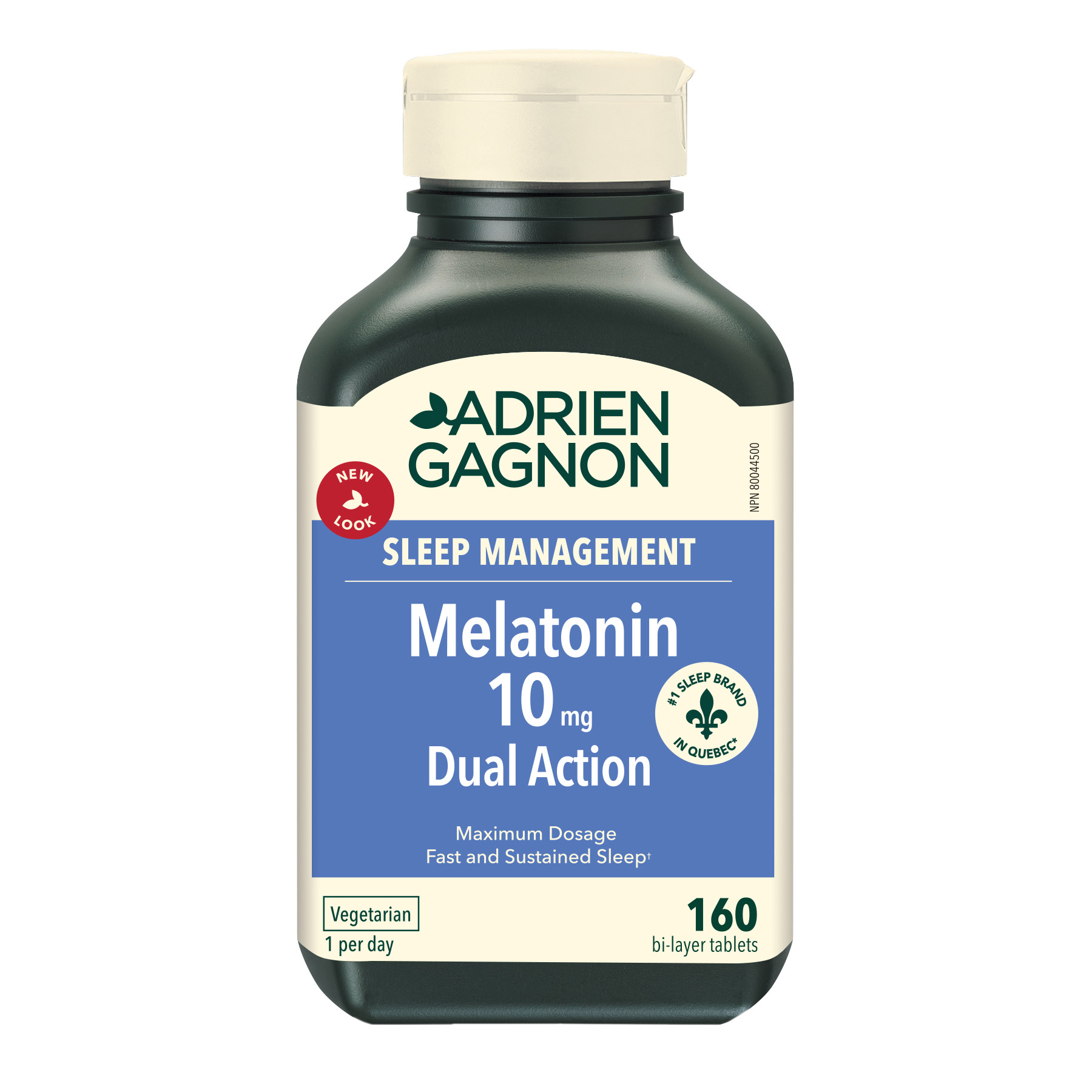 Adrien Gagnon Melatonin 10 mg Dual Action 160 Tablets