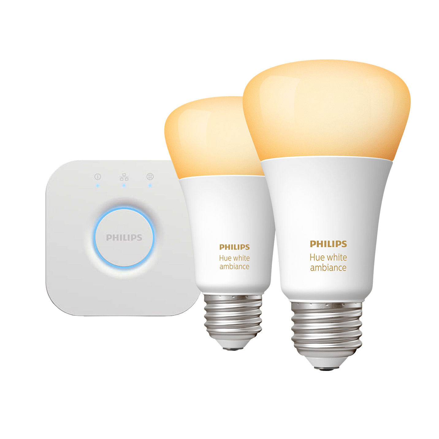 Philips Hue White Ambiance 2-Bulb Starter Kit | Costco