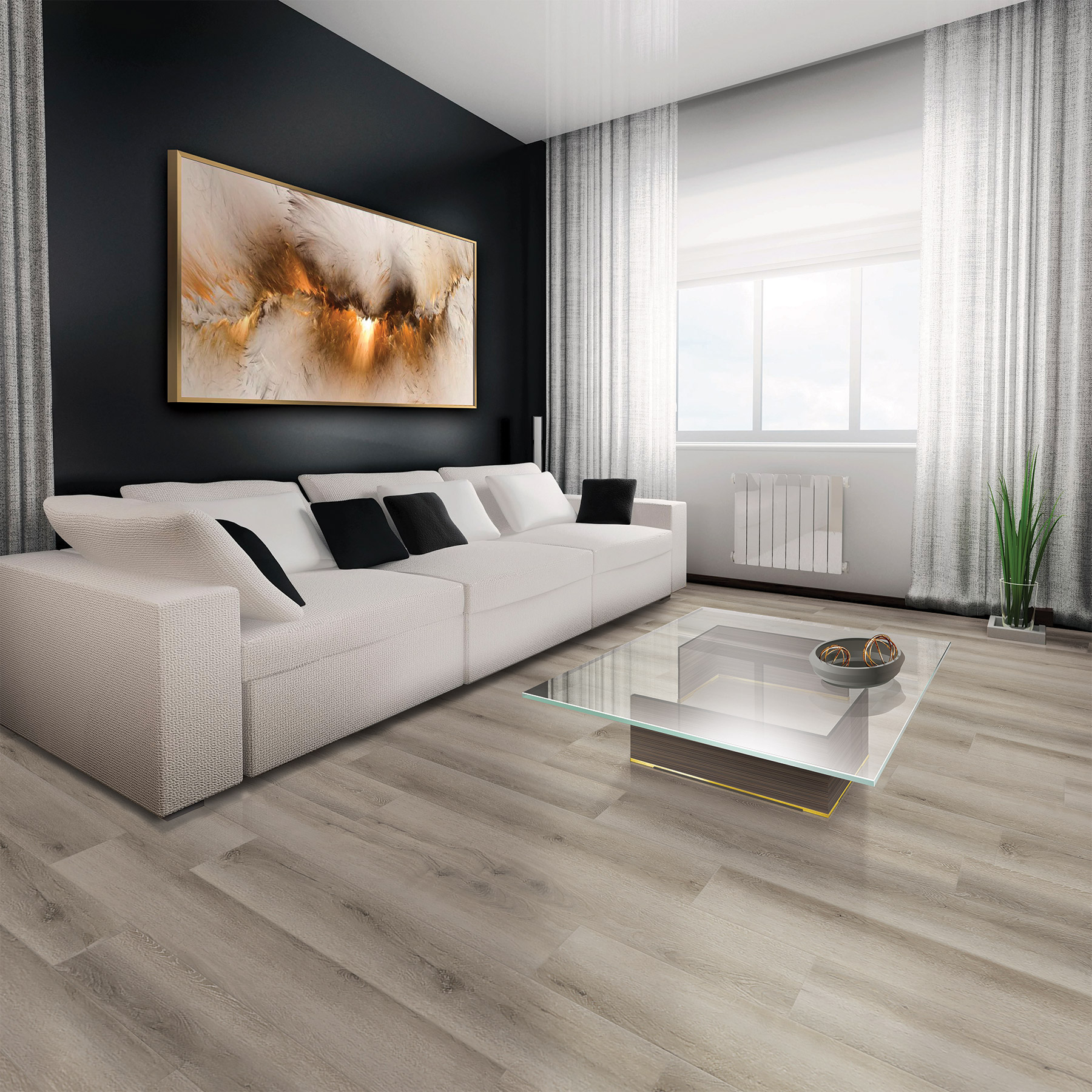 Versaclic Devonshire Oak 18 cm (7.1 in.) Vinyl Plank Flooring