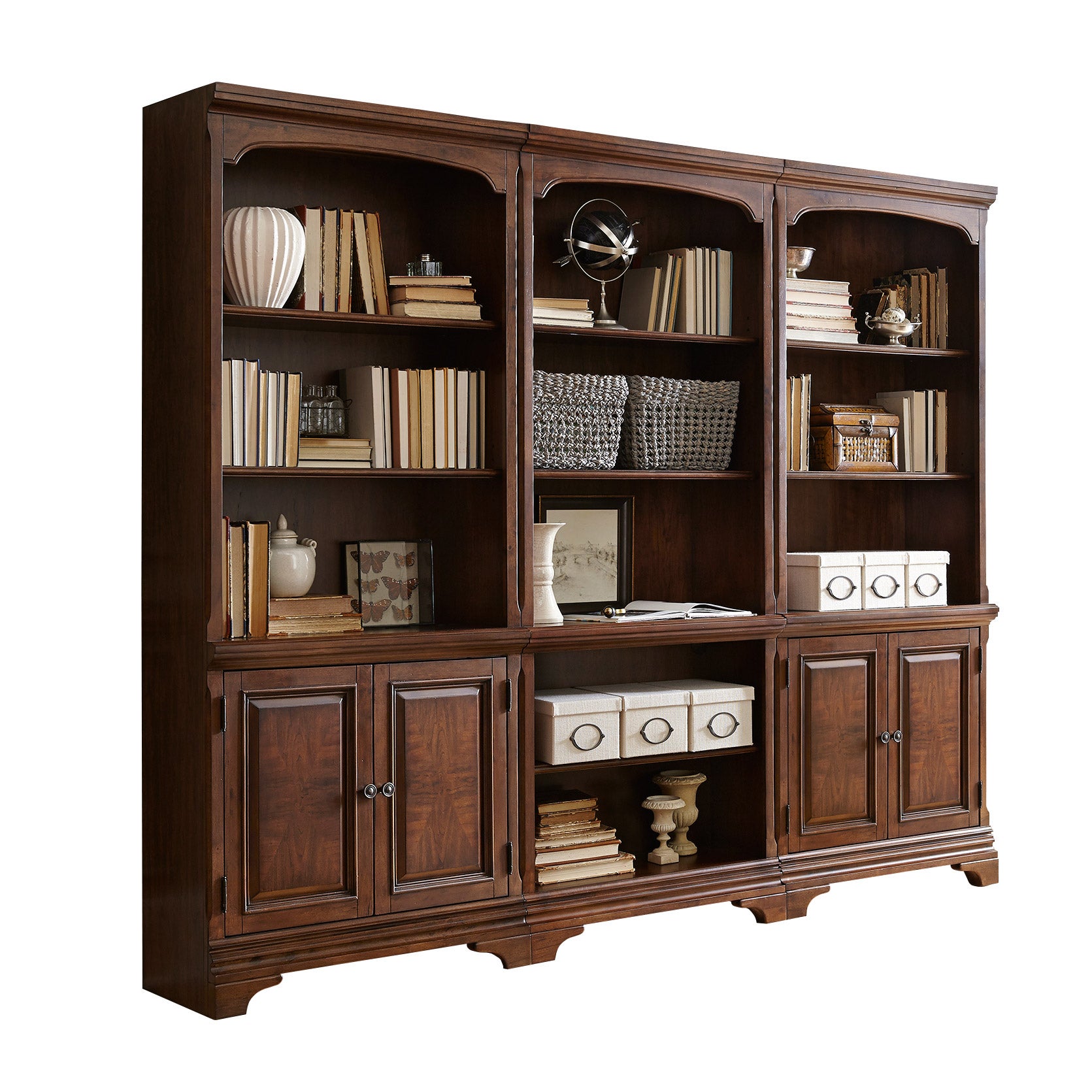 Lewis 3-piece Bookcase Wall